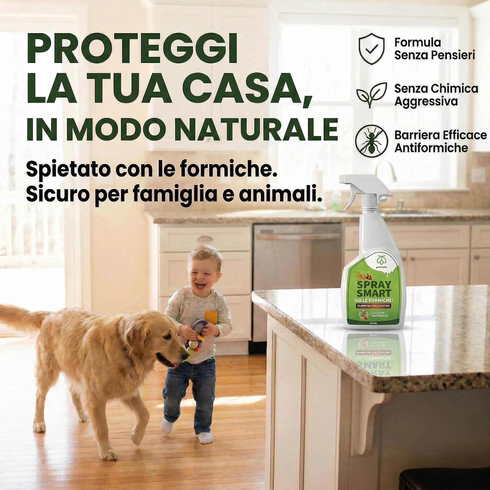 Pestmatic Spray Anti Formiche Senza Veleno 500 ml - immagine 2