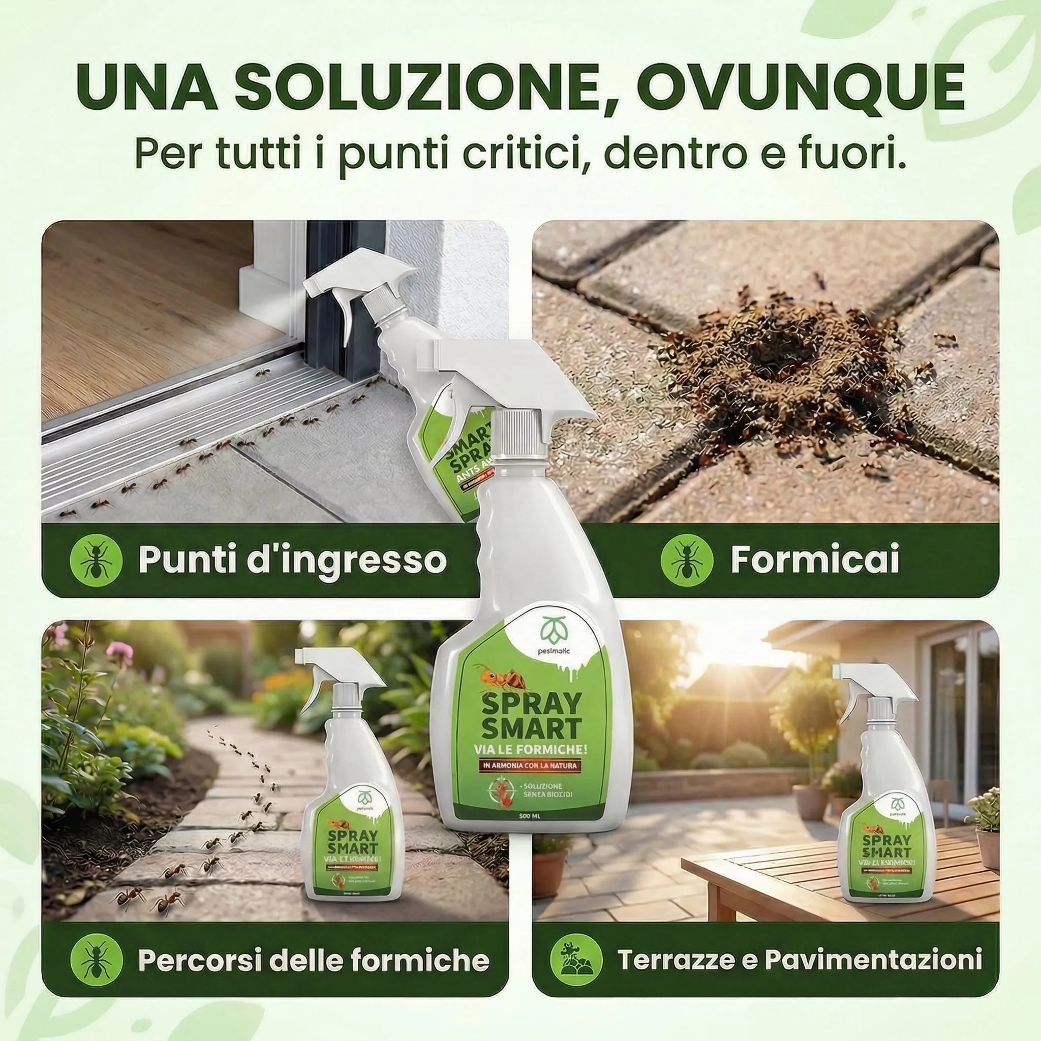 Pestmatic Spray Anti Formiche Senza Veleno 500 ml - immagine 3