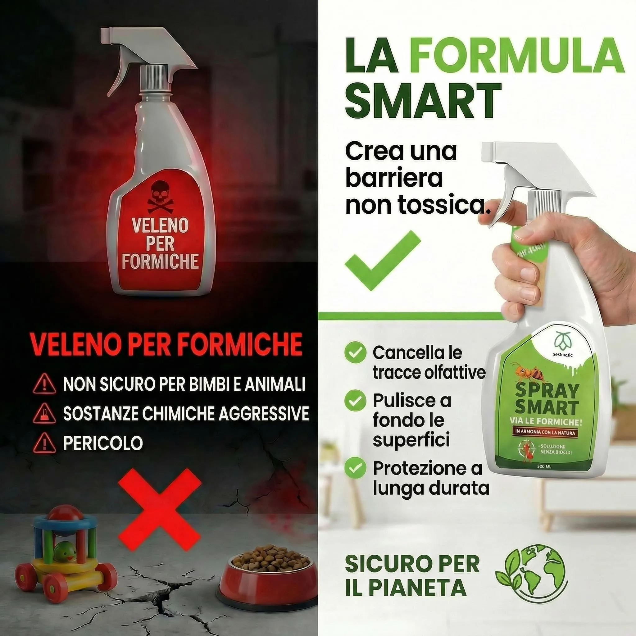 Pestmatic Spray Anti Formiche Senza Veleno 500 ml - immagine 5