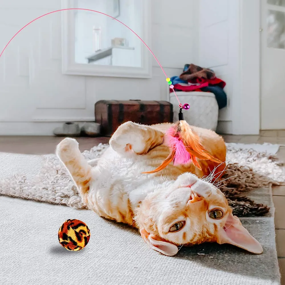 GOLDGE Giocattoli Interattivi per Gatti Indoor, 16 Pezzi - immagine 5