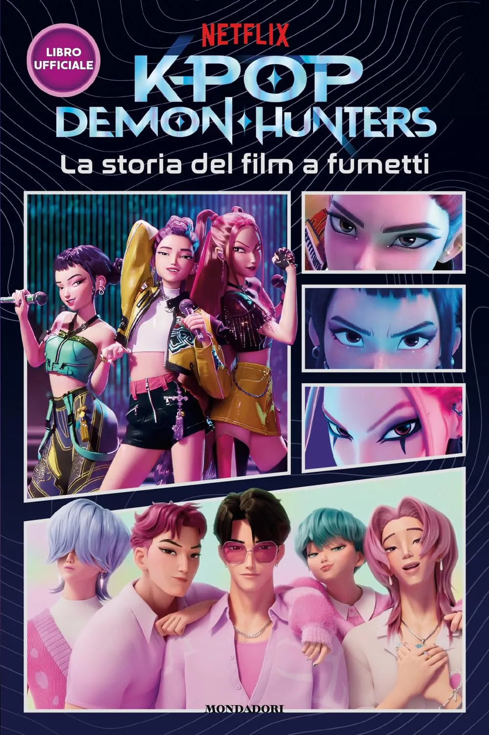 Mondadori Kpop Demon Hunters: La storia del film a fumetti Libro ufficiale - immagine 1