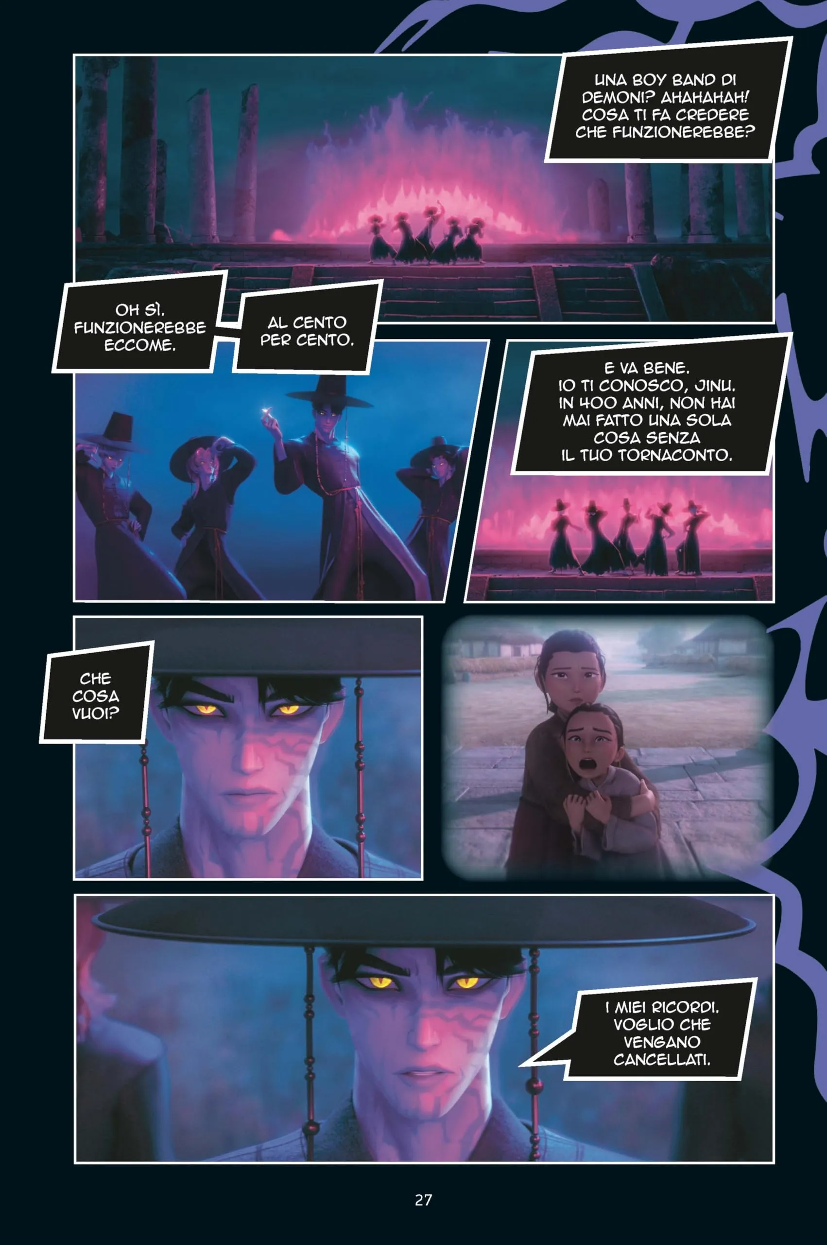 Mondadori Kpop Demon Hunters: La storia del film a fumetti Libro ufficiale - immagine 4