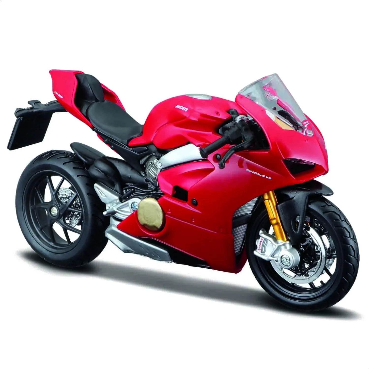 Bburago Ducati Panigale V4 Diecast Motorcycle, 1:18 Scale - immagine 1