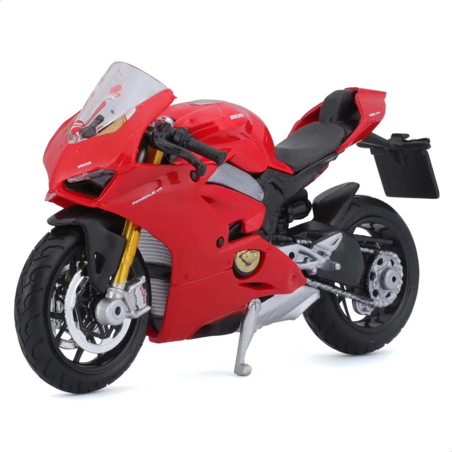 Bburago Ducati Panigale V4 Diecast Motorcycle, 1:18 Scale - immagine 2
