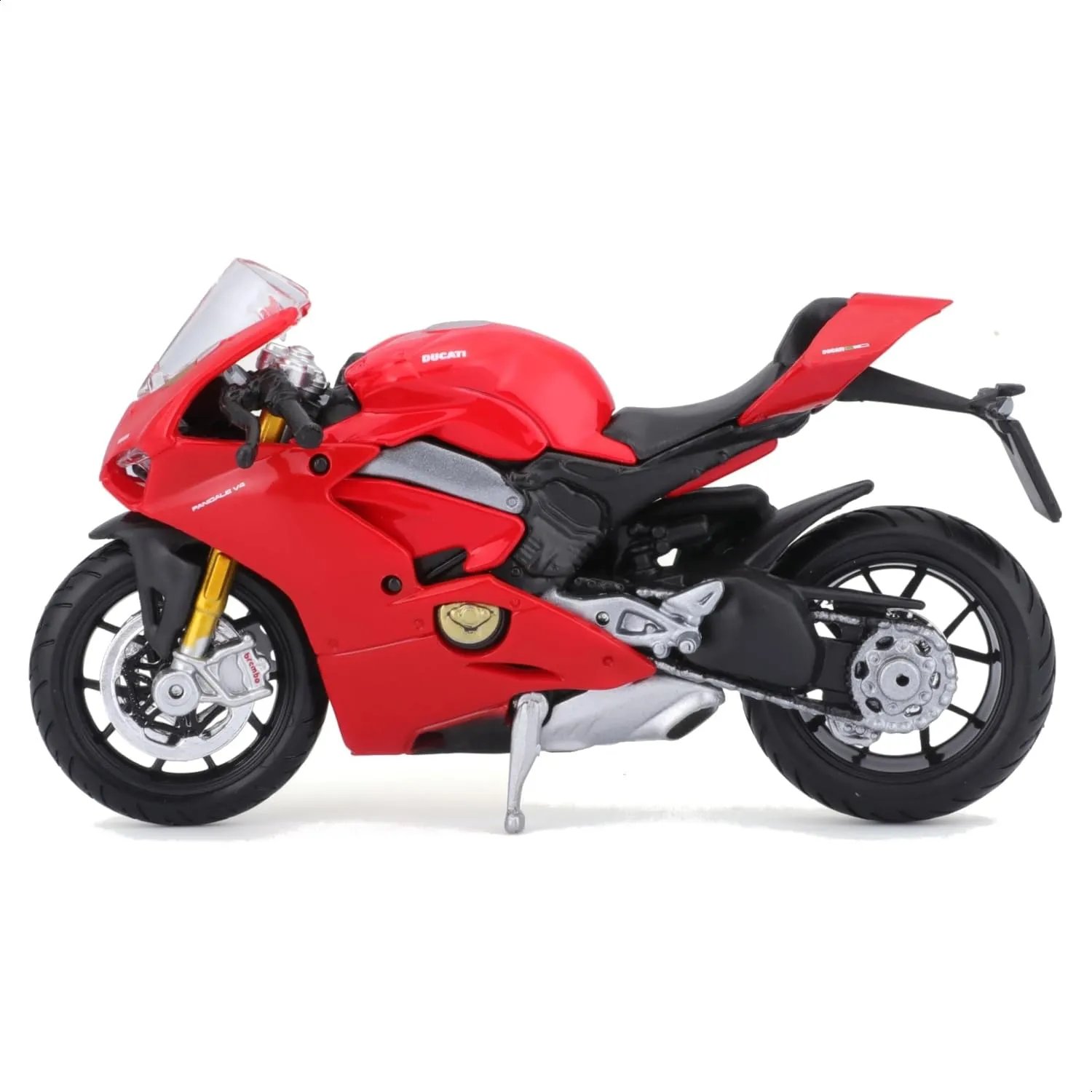 Bburago Ducati Panigale V4 Diecast Motorcycle, 1:18 Scale - immagine 5