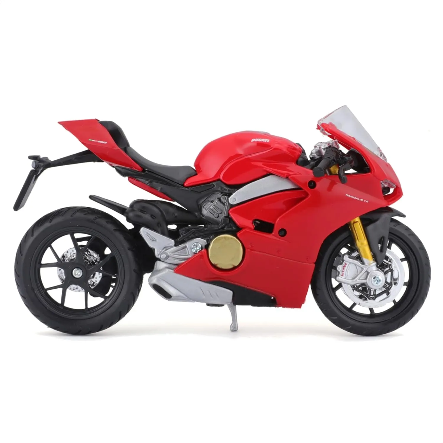 Bburago Ducati Panigale V4 Diecast Motorcycle, 1:18 Scale - immagine 6