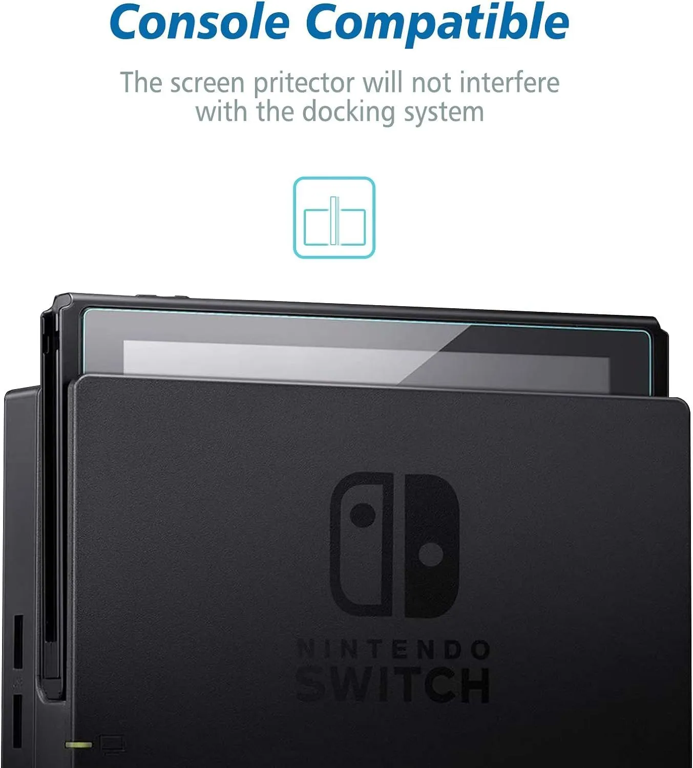 NEW'C Pellicola in Vetro Temperato per Nintendo Switch - immagine 8