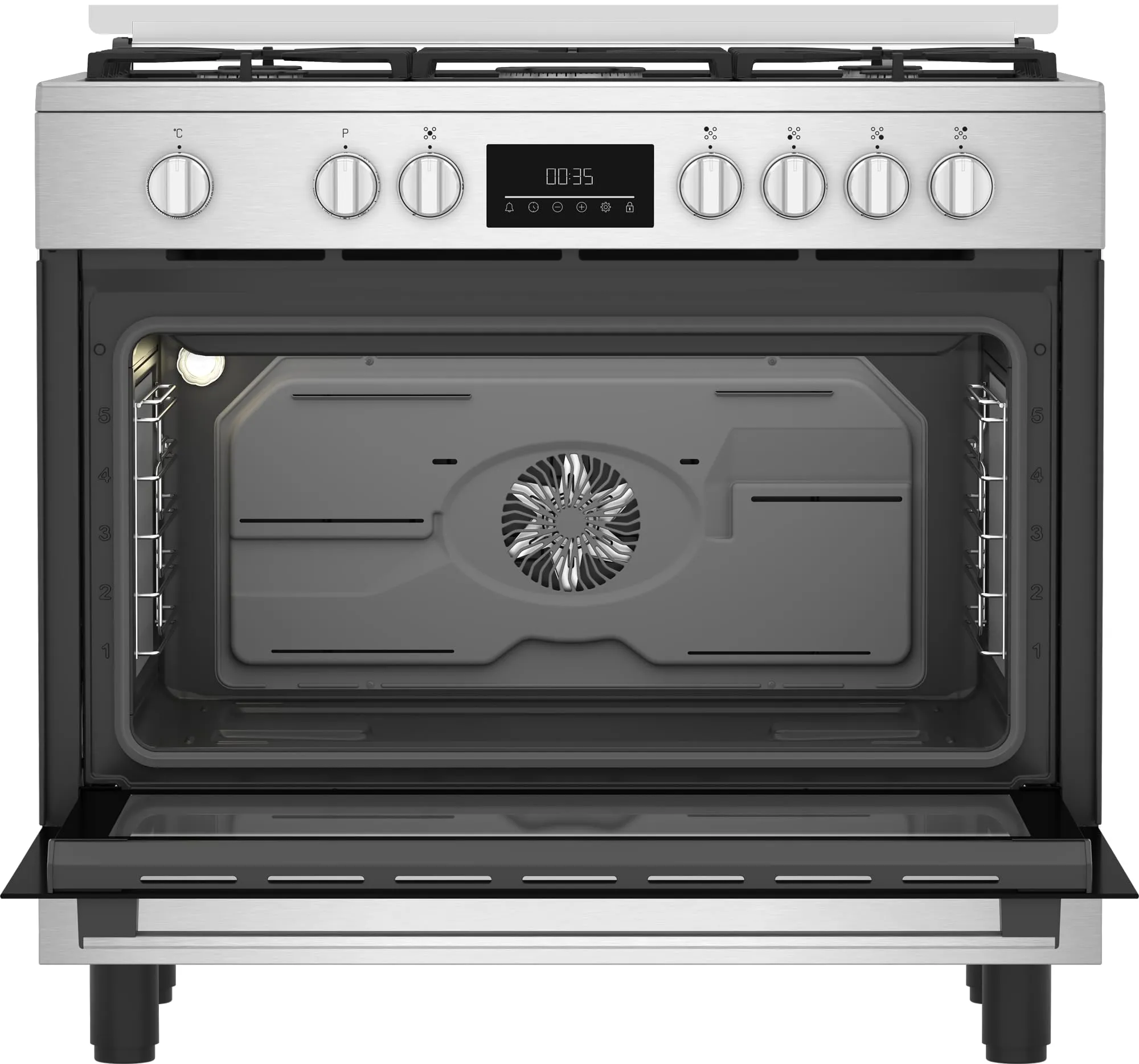 Beko Cucina a Gas 90x60 cm BGM11226EX - immagine 3