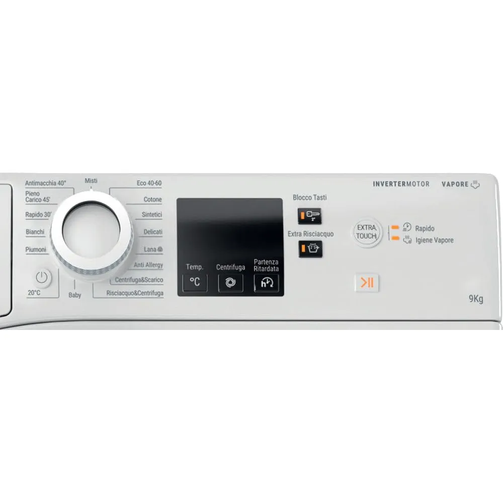 Hotpoint Lavatrice 9kg Inverter Vapore 1400 Giri NF97WK IT - immagine 3