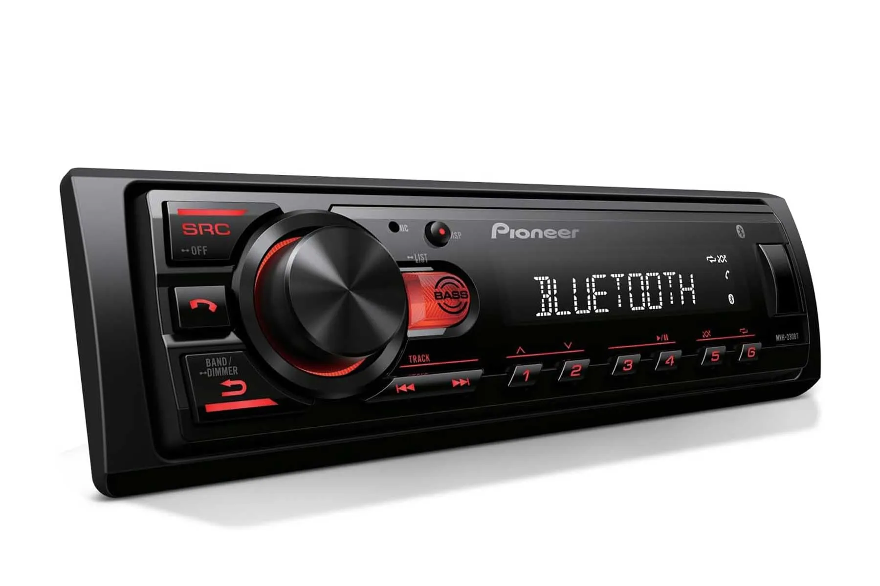 Pioneer MVH-S230BT 1 DIN Bluetooth Car Radio with USB and AUX - immagine 1