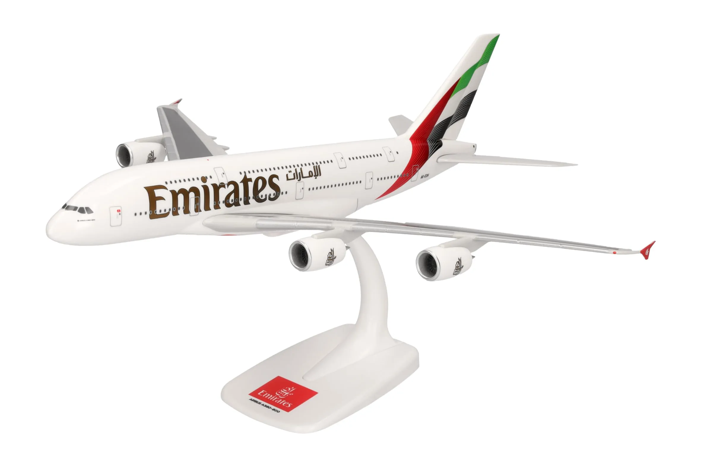 Herpa Emirates Airbus A380 1:250 Snap-Fit Model Airplane - immagine 1
