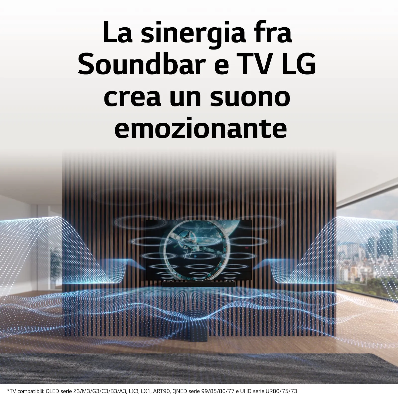 LG SC9S Soundbar 400W 3.1.3 Channel with Wireless Subwoofer, Dolby Atmos, DTS:X, IMAX Enhanced, VRR, ALLM, Wi-Fi, HDMI In/Out - immagine 4