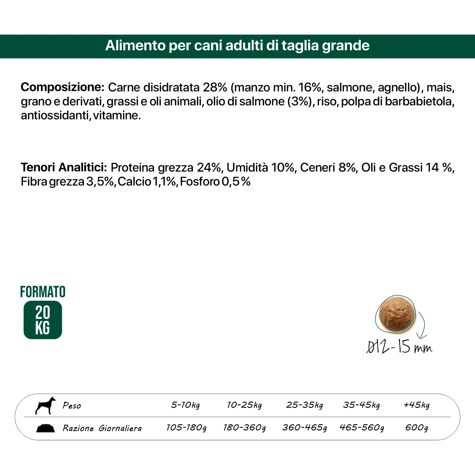 Top Beef Gusto Manzo Cibo Secco per Cani Adulti Taglia Media/Grande - 20kg - immagine 4