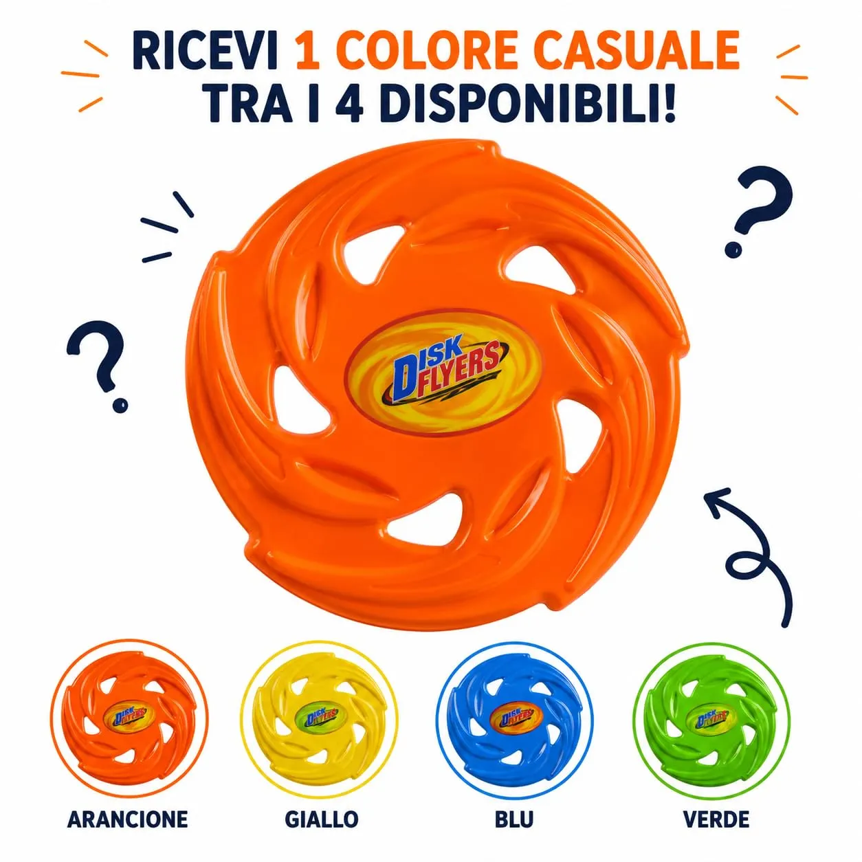 OTHERWISETRIVIAL Disco Volante Frisbee 23cm in Plastica Leggera - immagine 4