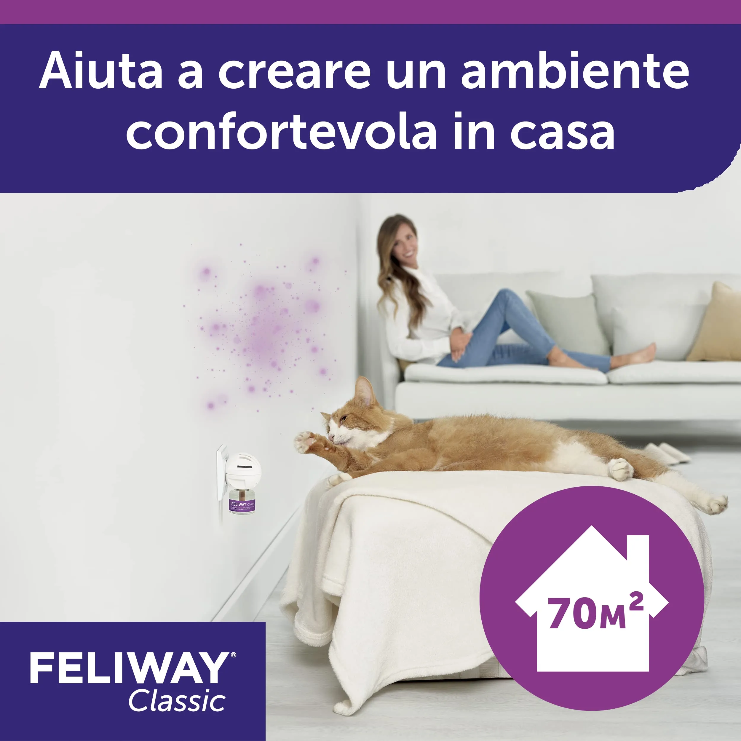 Feliway Classic Spray Feromoni Calmanti per Gatti, 60ml - immagine 2