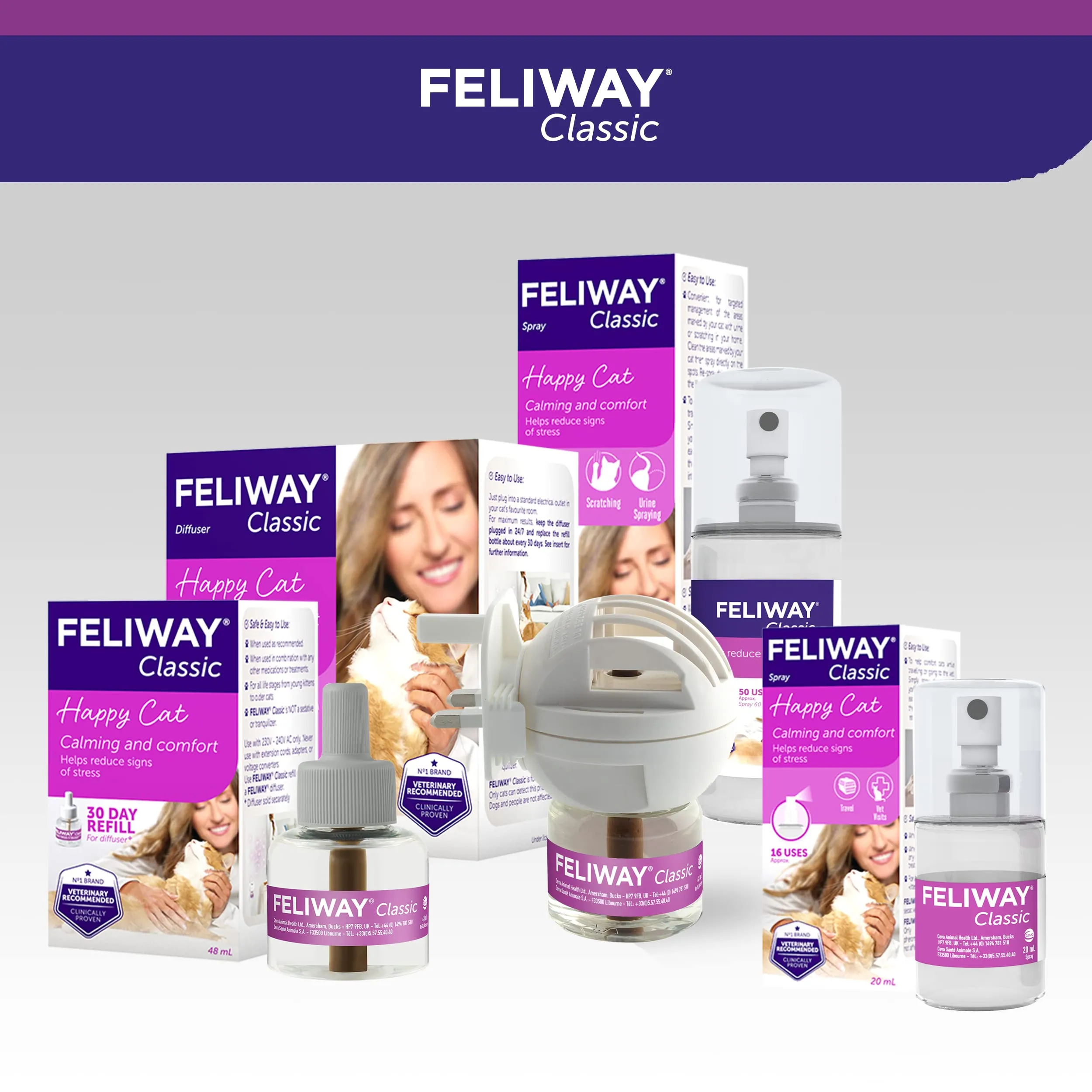 Feliway Classic Spray Feromoni Calmanti per Gatti, 60ml - immagine 7