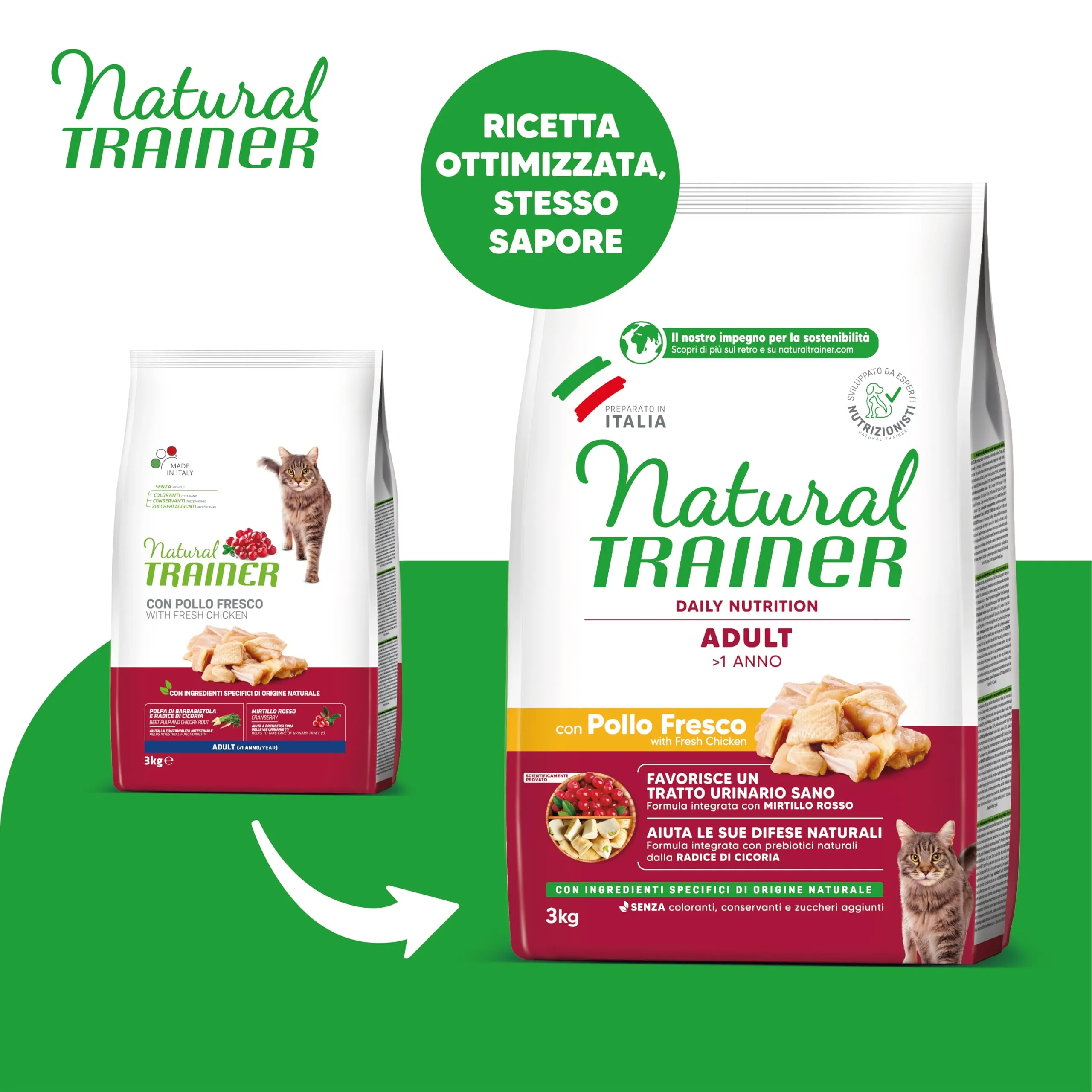 Trainer Natural Cat Adult con Pollo 3 kg - immagine 2