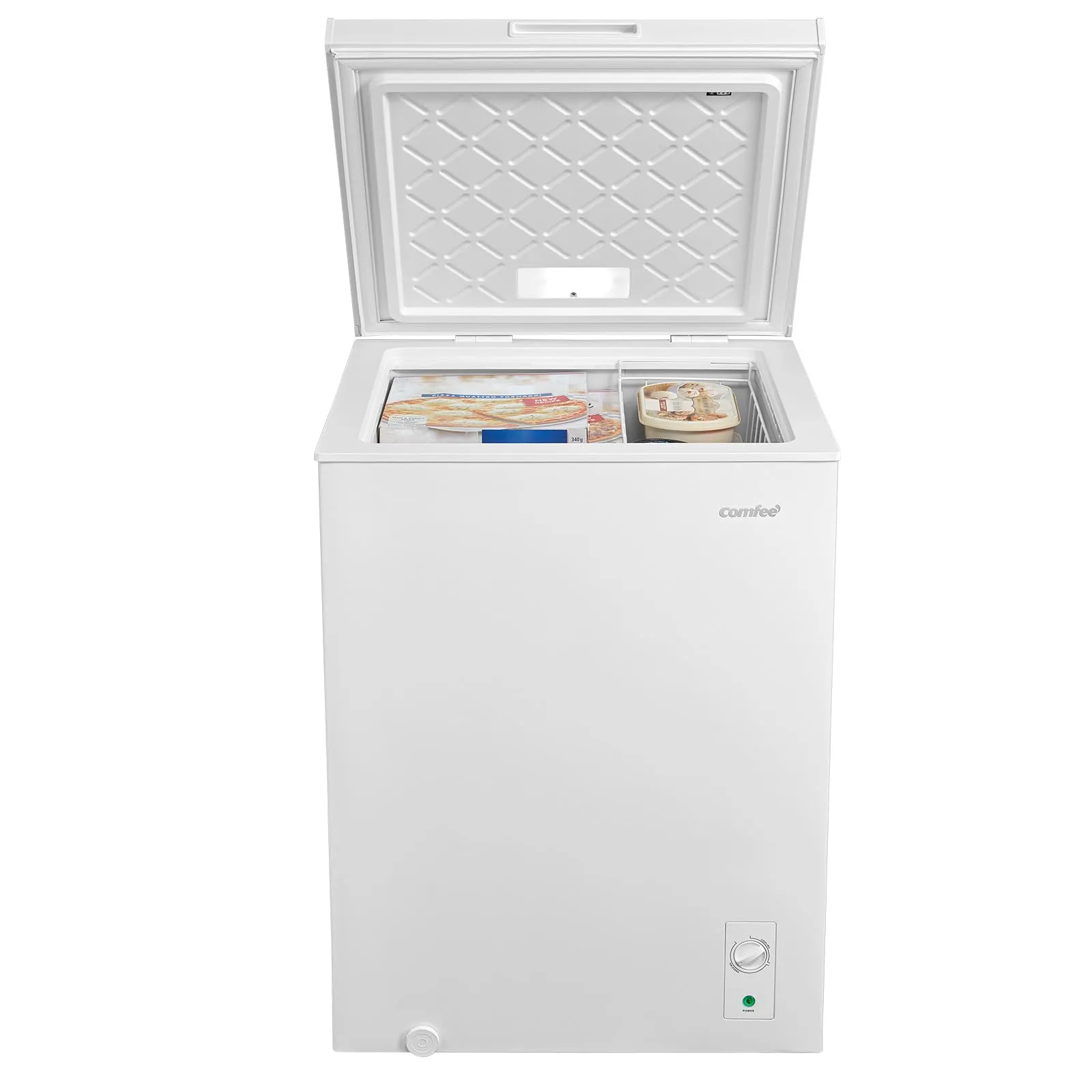 COMFEE' Congelatore a Pozzetto 143L Convertibile Congelatore/Frigorifero RCC146WH2EU(E) Bianco - immagine 10