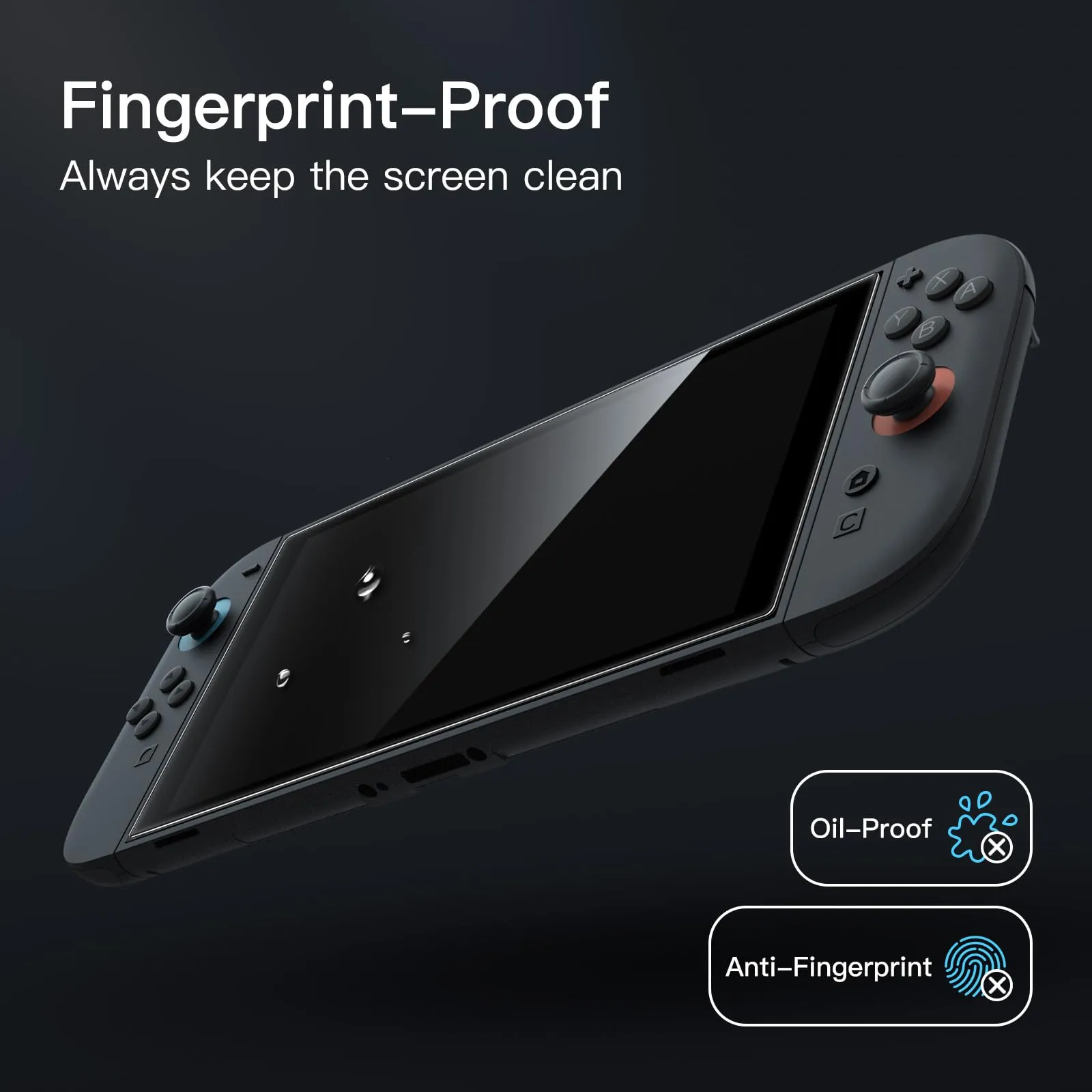 JETech Pellicola Protettiva in Vetro Temperato per Nintendo Switch 2, 2 Pezzi, Trasparente - immagine 6