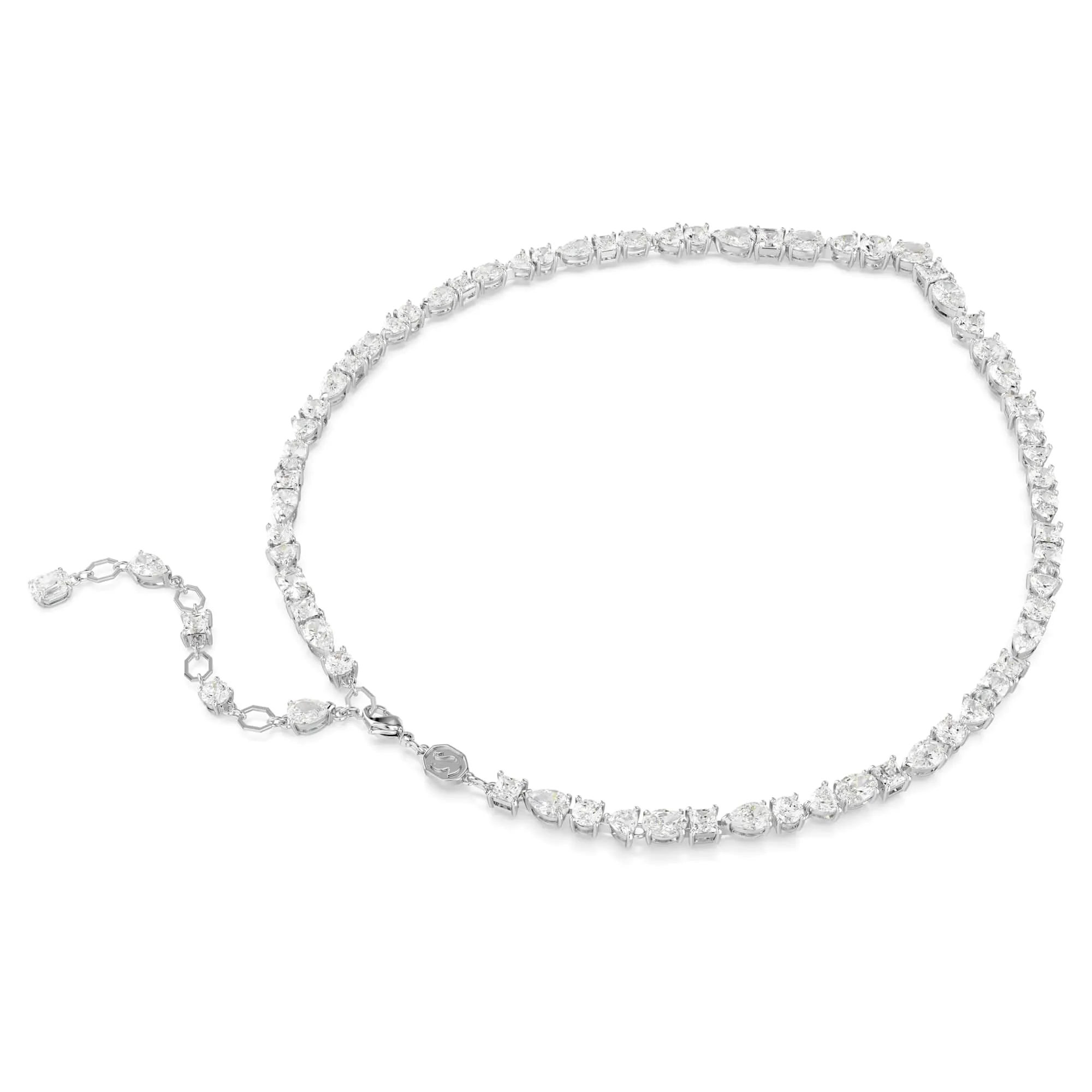 Swarovski Mesmera Set, Taglio misto, Bianco, Placcato rodio - immagine 4