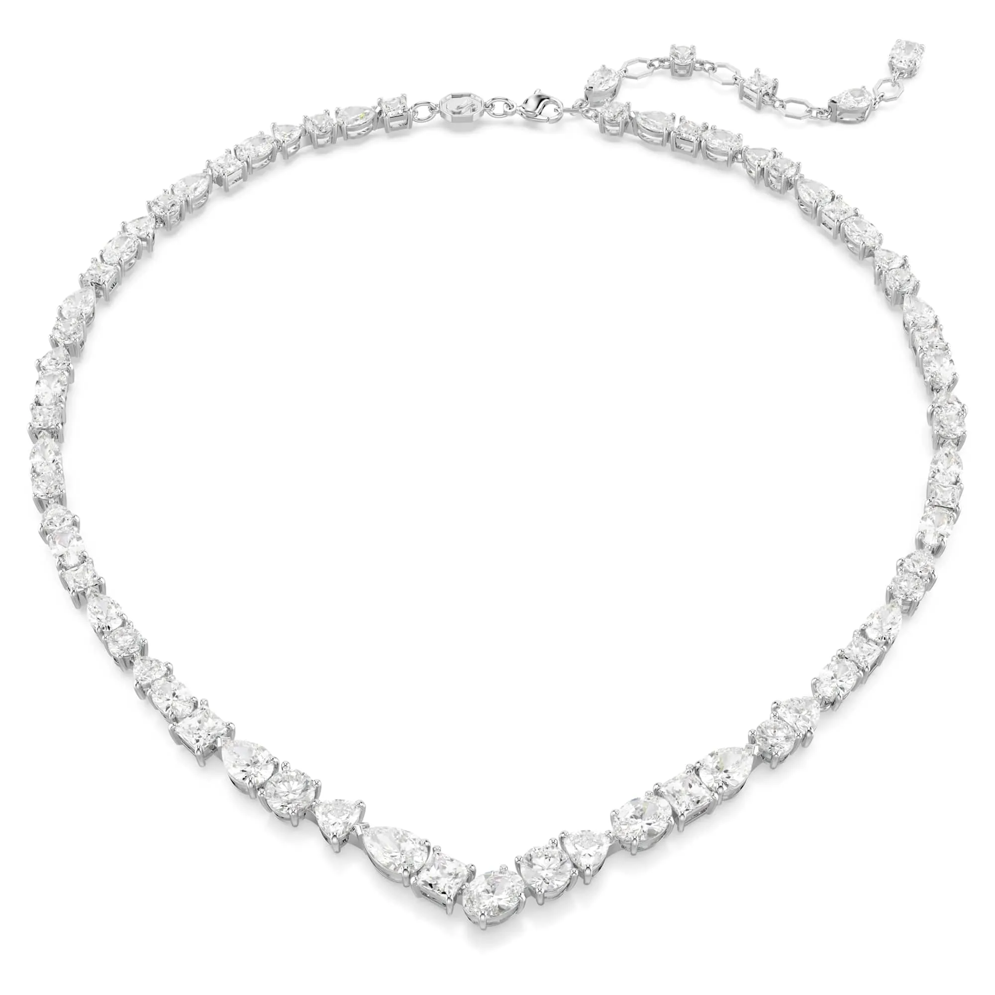 Swarovski Mesmera Set, Taglio misto, Bianco, Placcato rodio - immagine 5