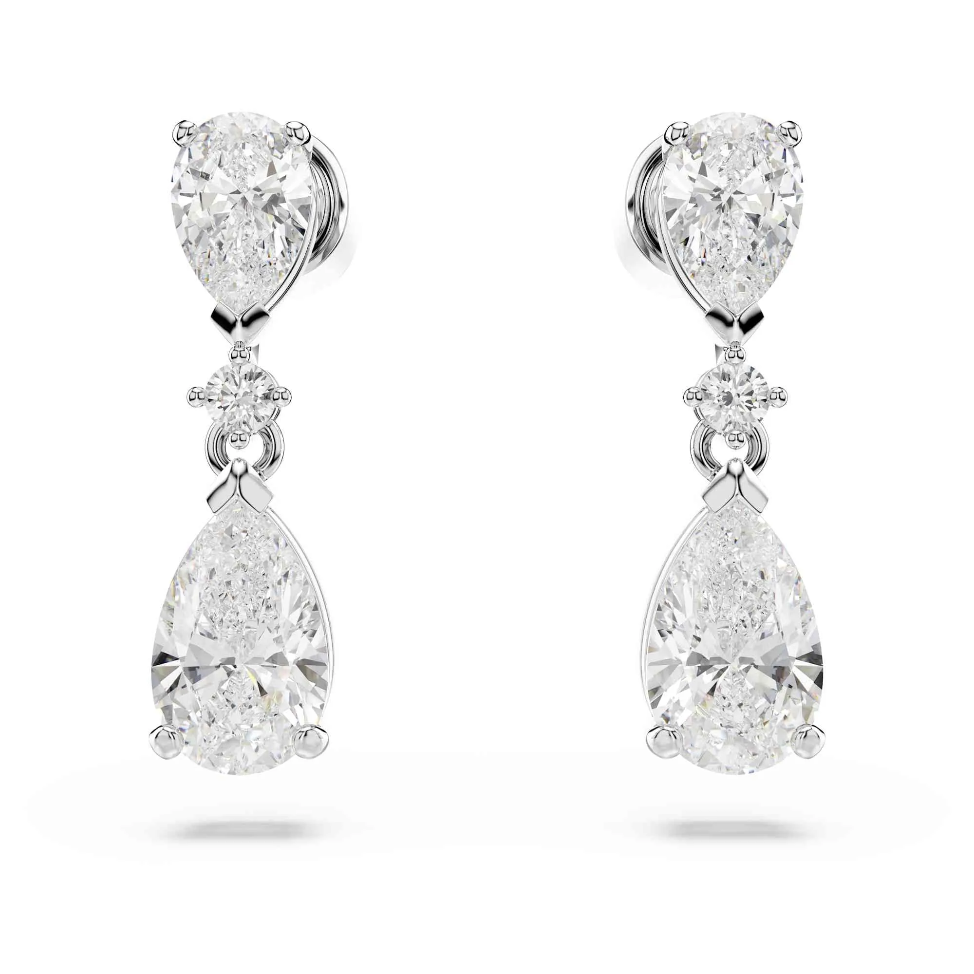 Swarovski Mesmera Set, Taglio misto, Bianco, Placcato rodio - immagine 6