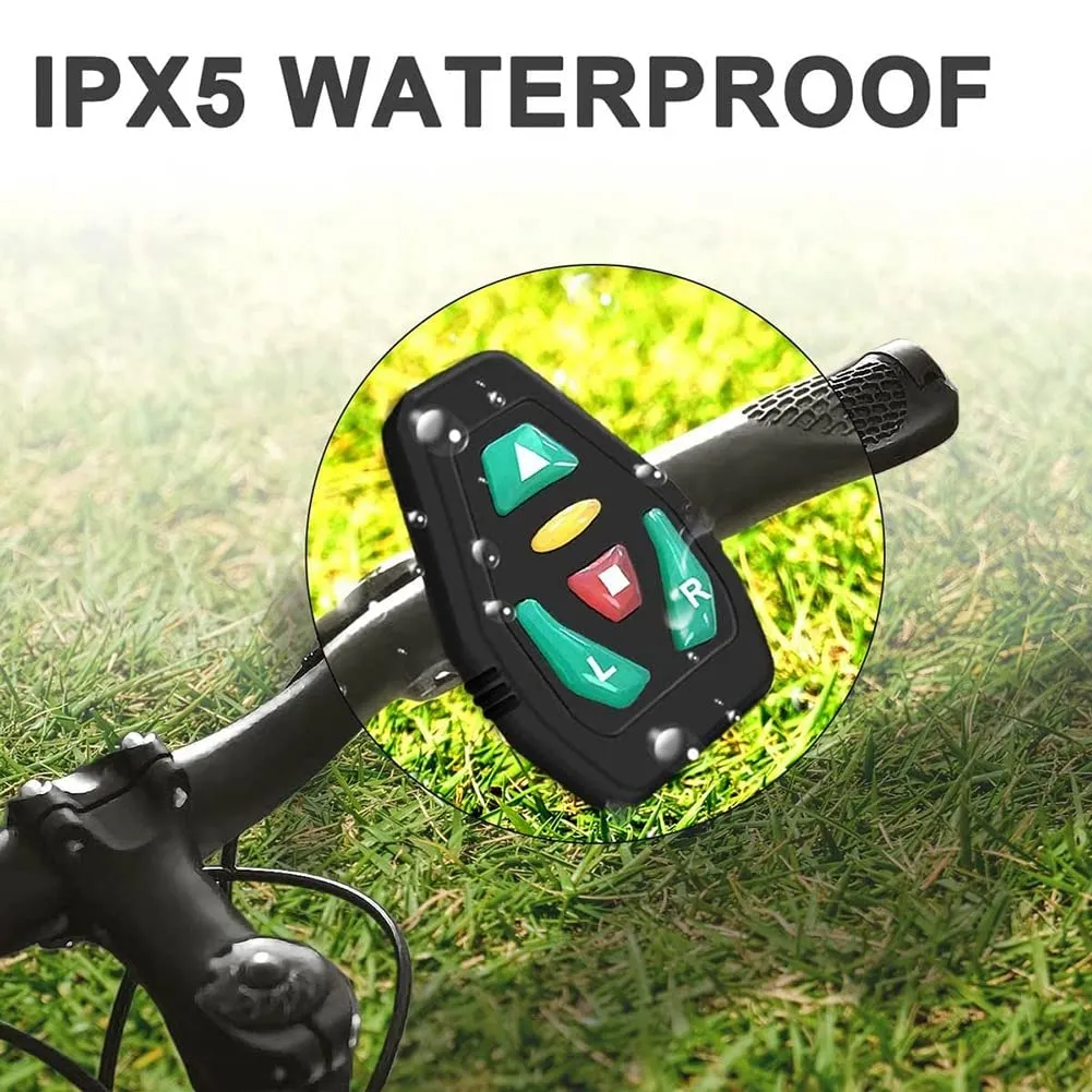 BEIEM Gilet Lampeggiante a LED Riflettente Ricaricabile con Indicatore di Direzione - immagine 4