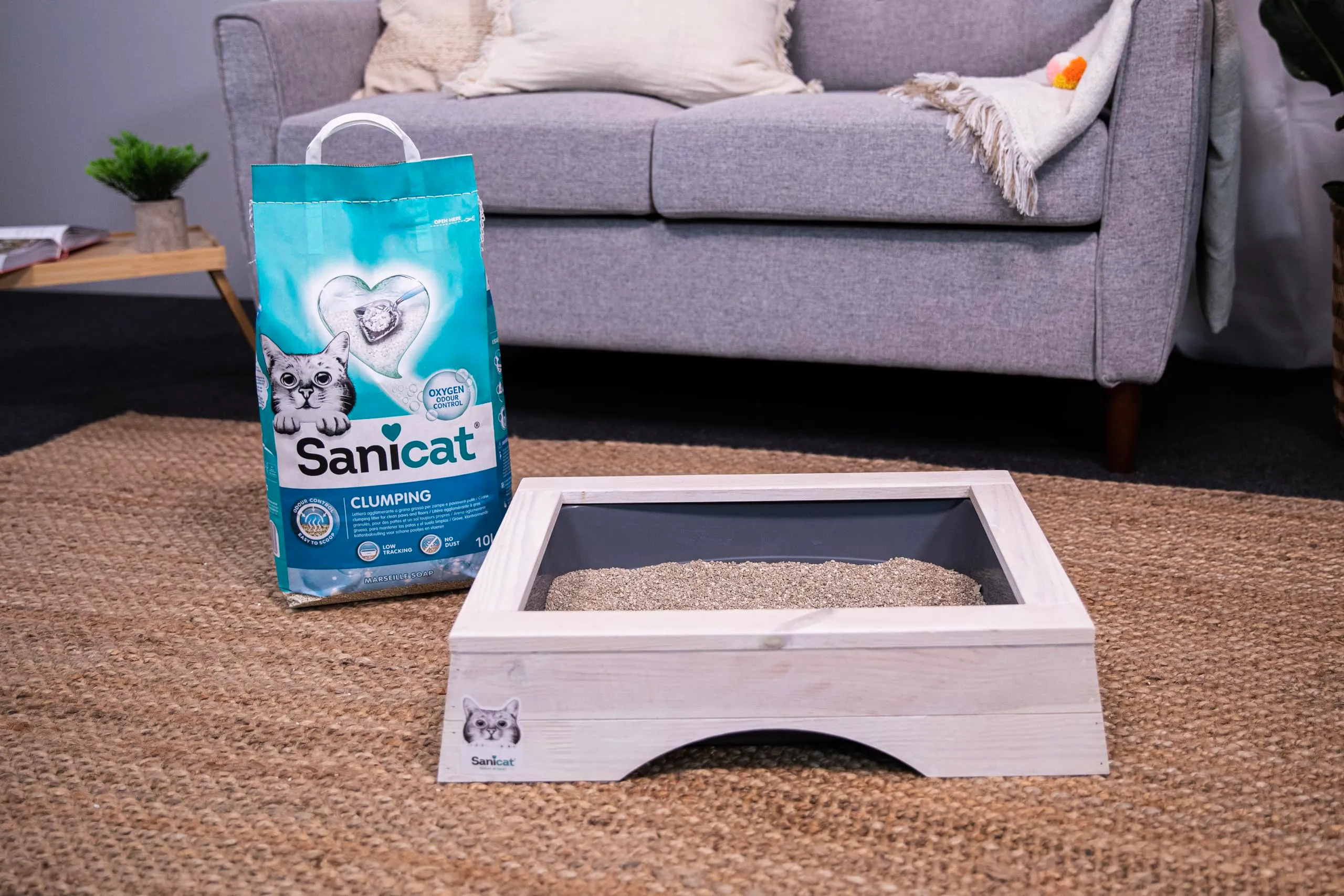 Sanicat Lettiera per Gatti Agglomerante al Sapone di Marsiglia, 10 L - immagine 11