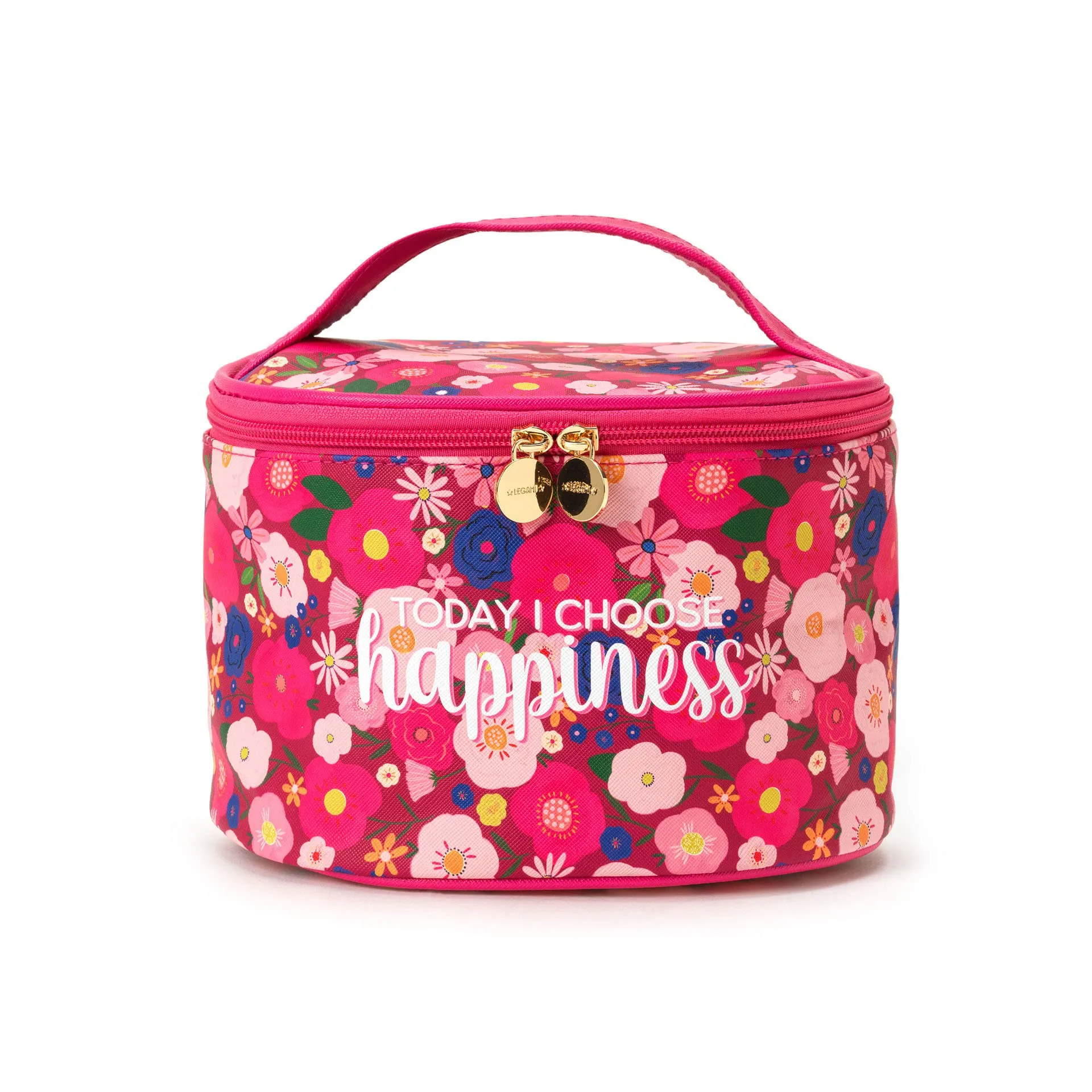 Legami Beauty Case, Borsa per Trucchi, Tema Flowers, 21x19 cm - immagine 1