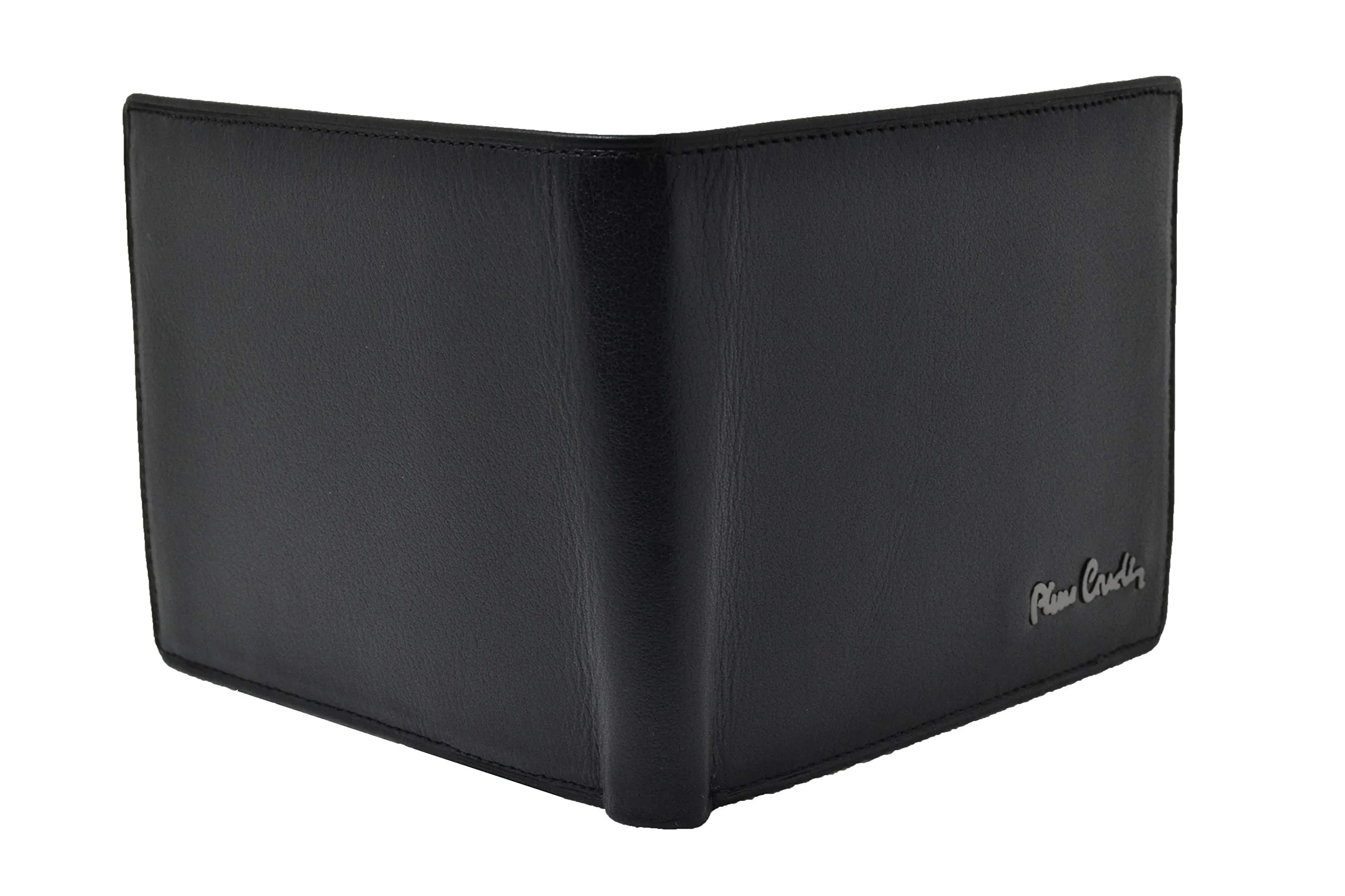 Pierre Cardin Portafoglio Uomo in Vera Pelle Nero con Protezione RFID - immagine 6