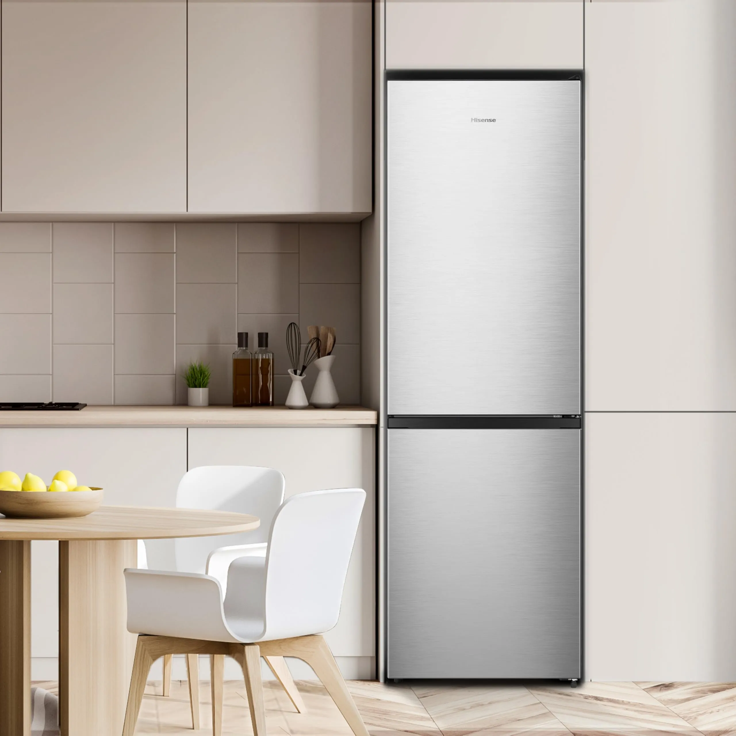 Hisense MC60300IE Frigorifero Combinato Total No Frost, 304 Litri, Classe E, Inox - immagine 12