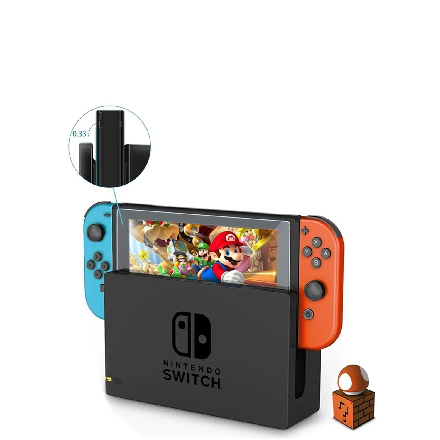 PHONILLICO Pellicola in Vetro Temperato per Nintendo Switch, 2 Pezzi, Durezza 9H - immagine 4