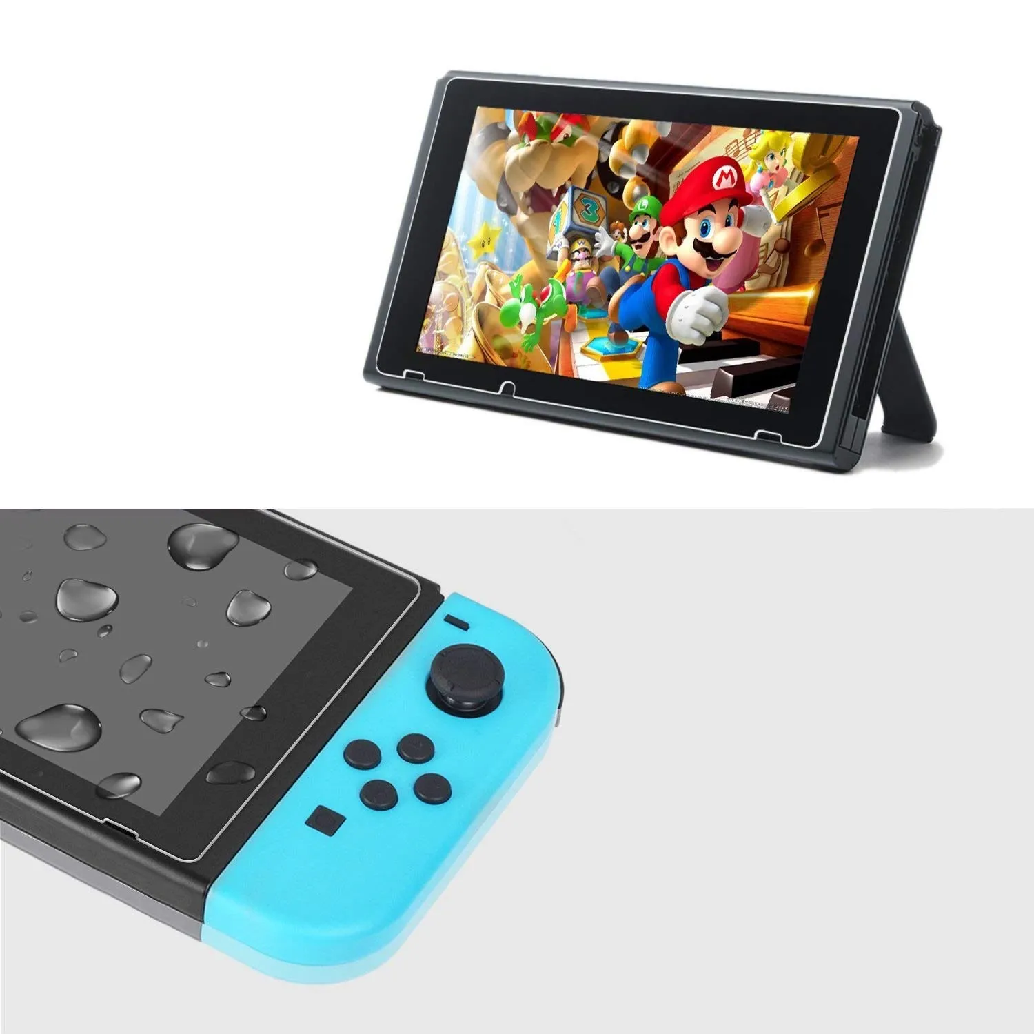 PHONILLICO Pellicola in Vetro Temperato per Nintendo Switch, 2 Pezzi, Durezza 9H - immagine 5