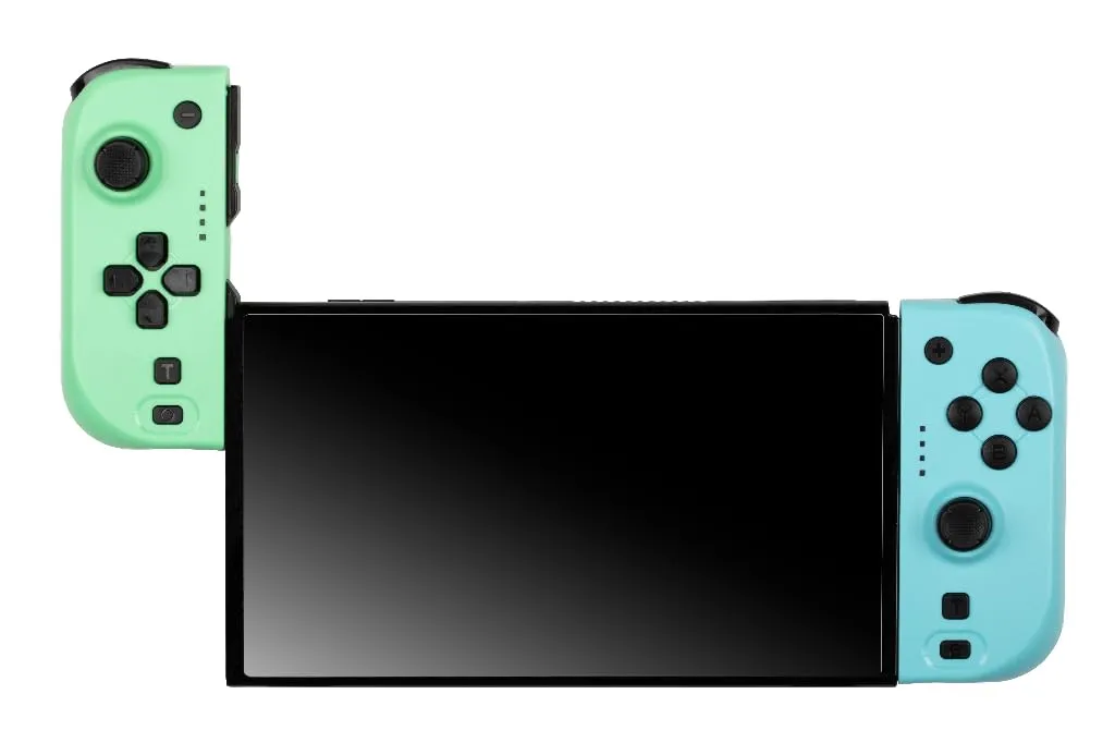 Konix Coppia di controller Joypad per Nintendo Switch e Switch OLED, Verde e blu - immagine 3