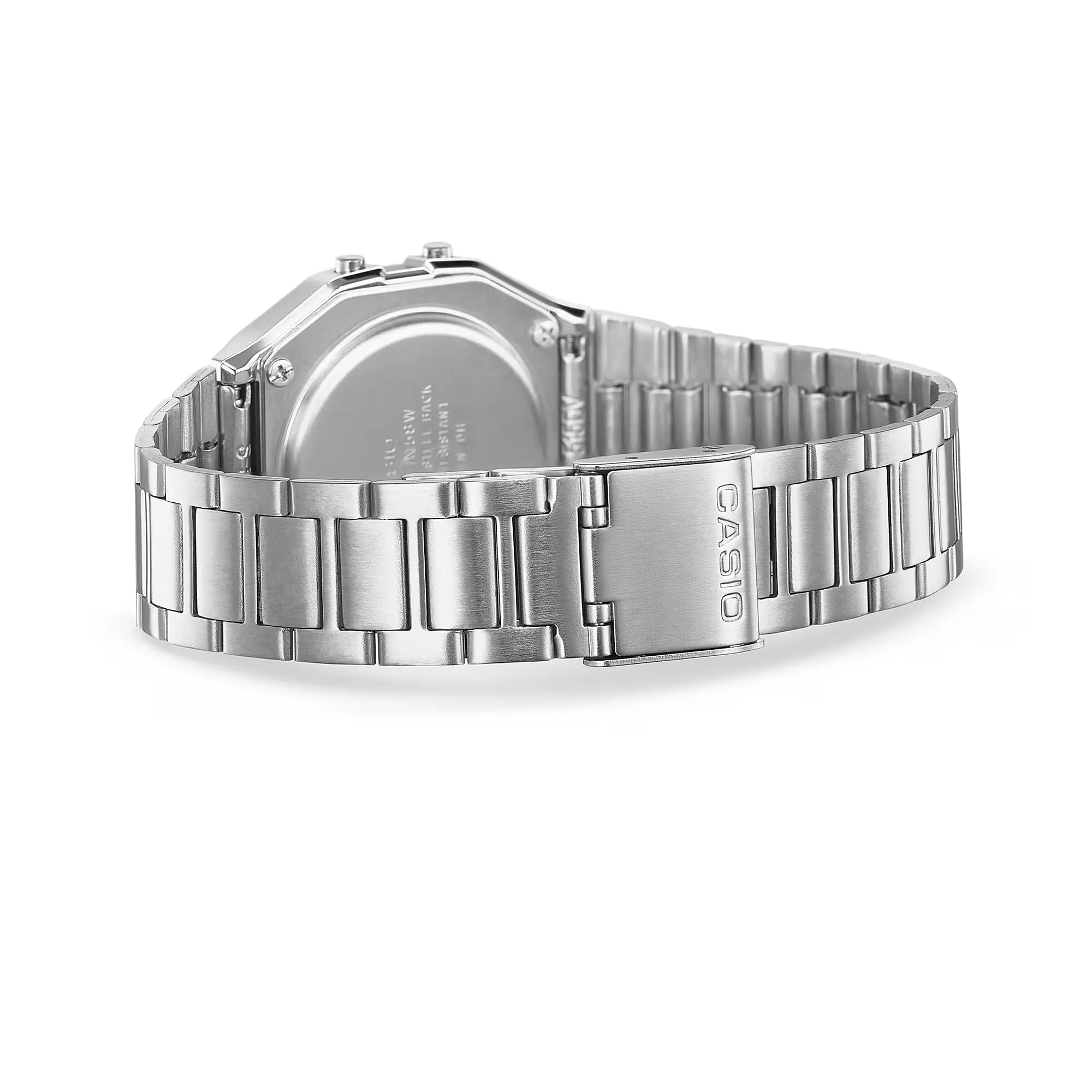 Casio A158WEA-1EF Orologio da Uomo Digitale in Acciaio Inox Argentato - immagine 4