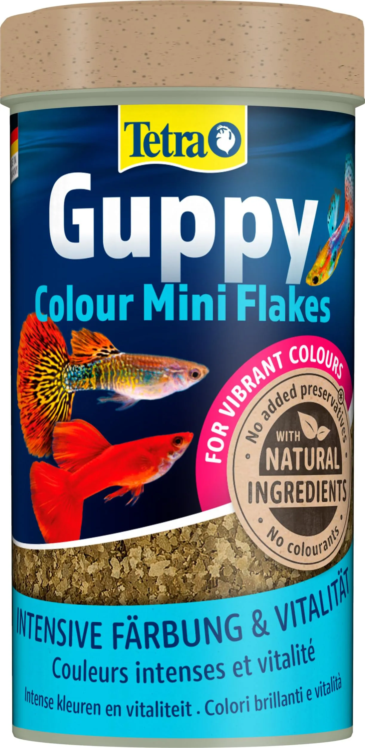 Tetra Guppy Colour Mini Flakes, 250 ml - immagine 1