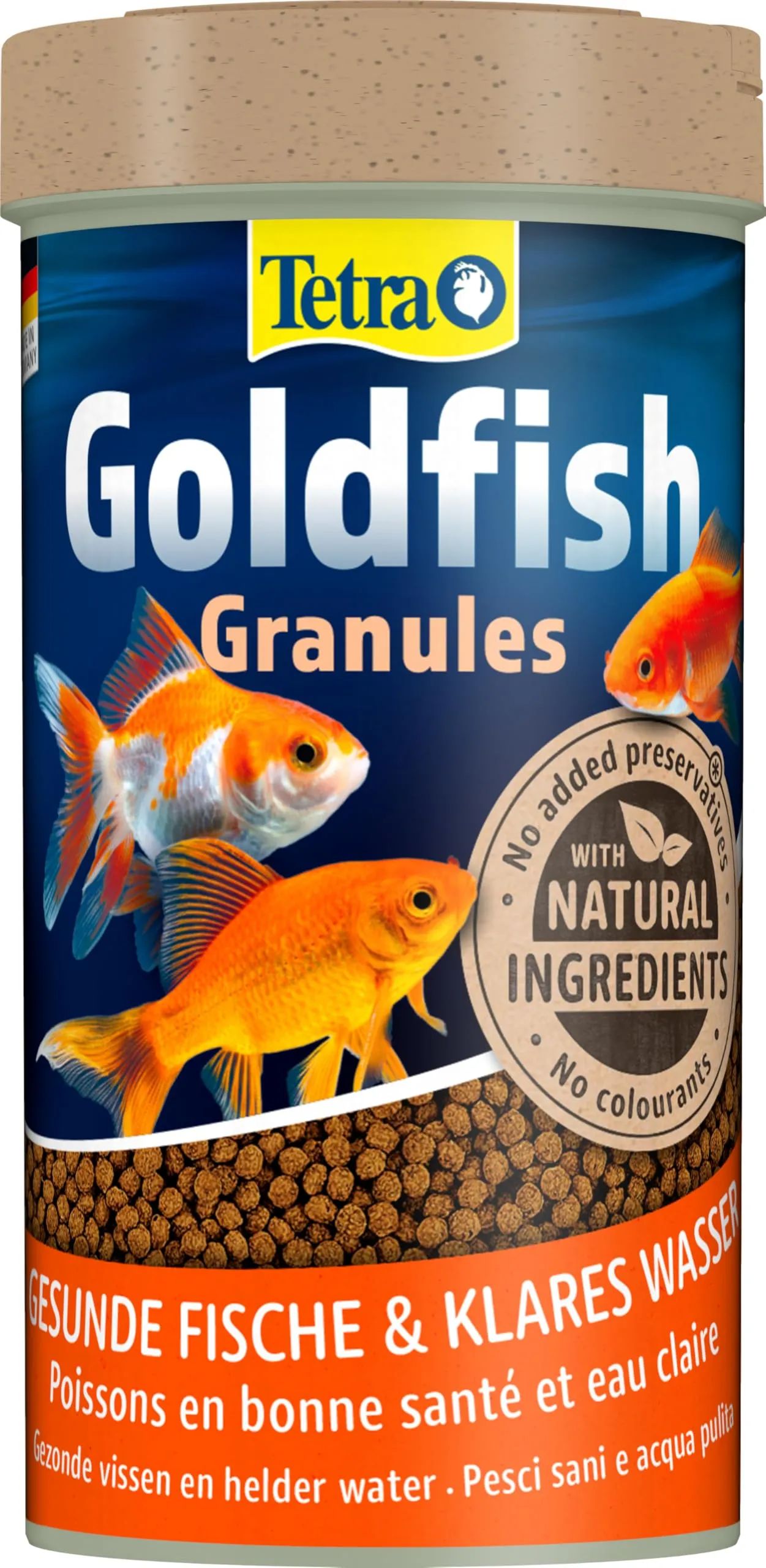 Tetra Goldfish Granules Floating Fish Food, 250 ml - immagine 1