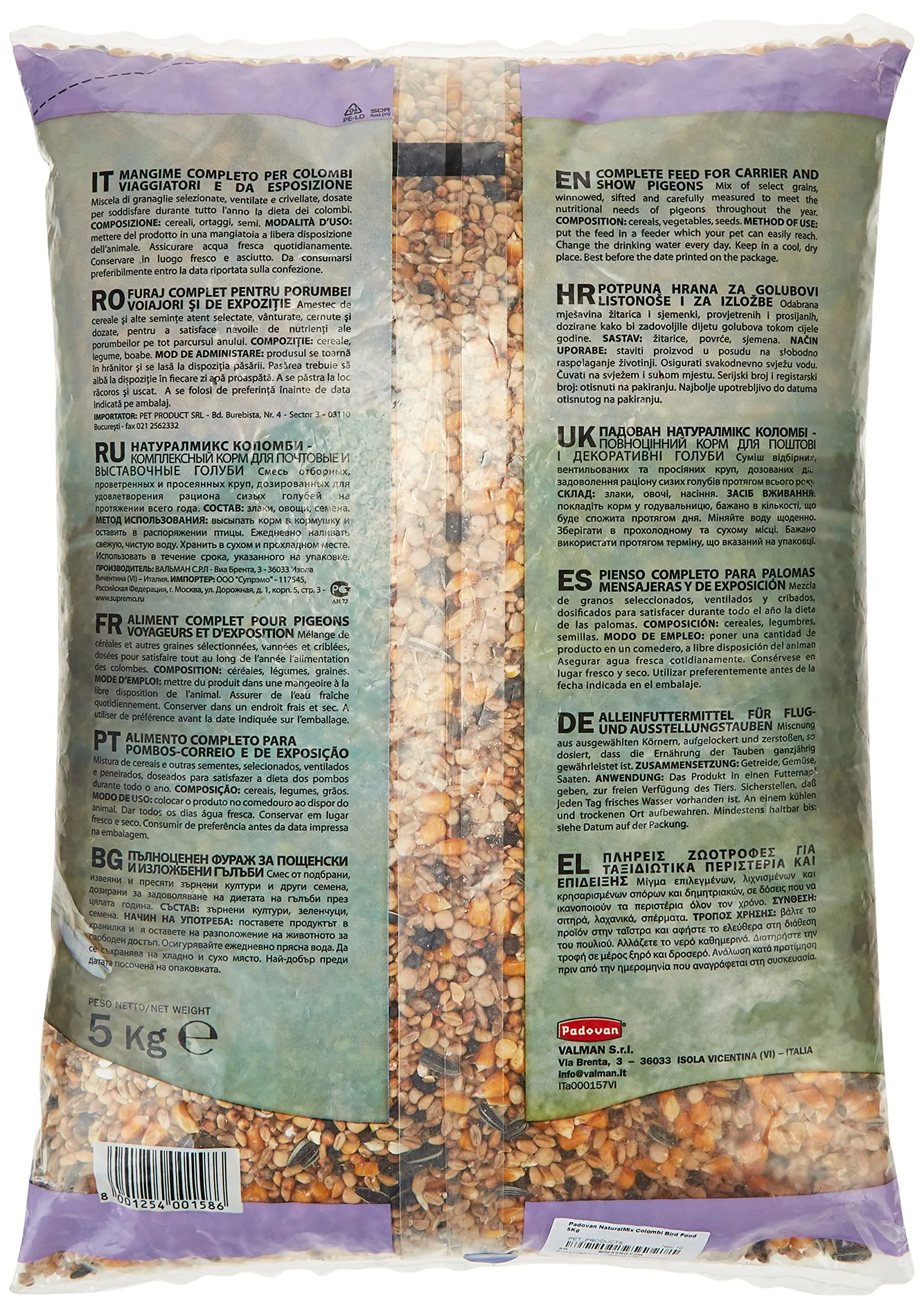 Padovan Naturalmix Colombi - 5 kg - immagine 2