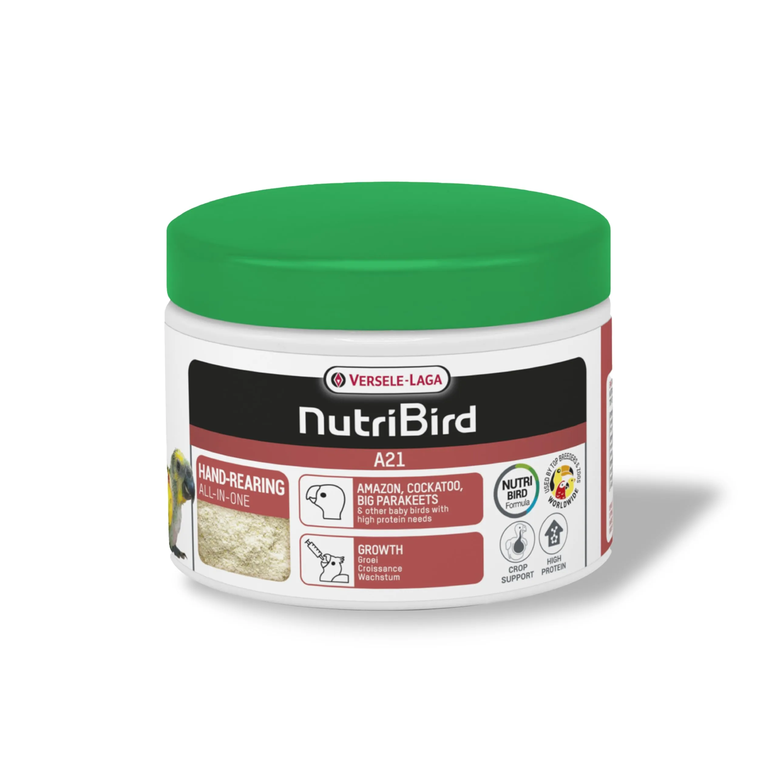 Versele-Laga NutriBird A21 Pappina da imbecco per uccelli con prebiotici, 2 x 250 g - immagine 1