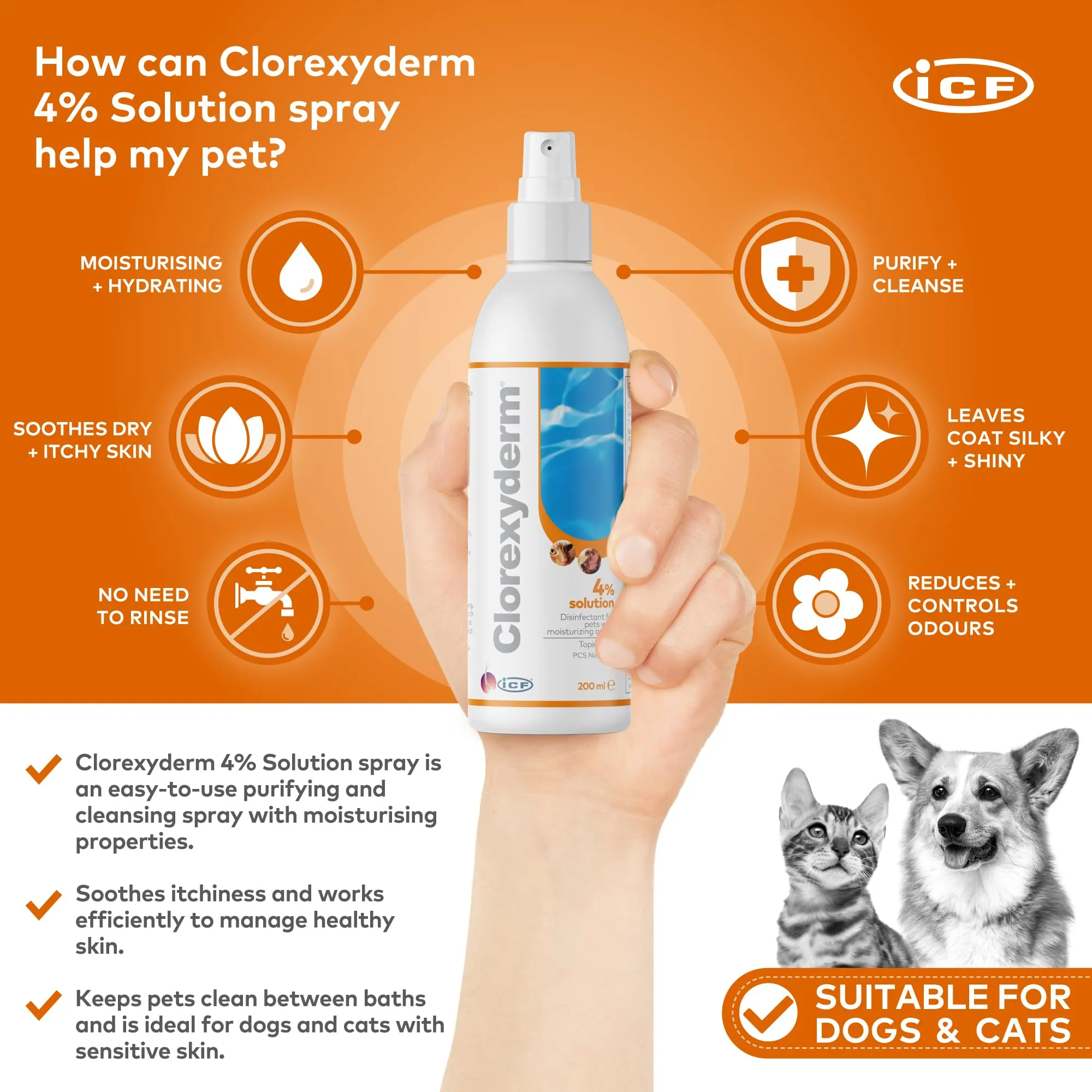 ICF Clorexyderm Soluzione 4% 200 ml - immagine 5