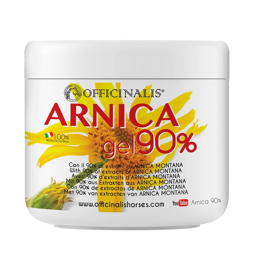 OFFICINALIS FOR HORSES Arnica Gel 90%, Massage for Muscles and Joints, 500 ml - immagine 1