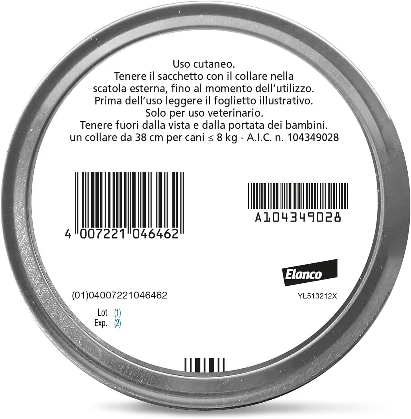 Seresto Collare per Cani fino a 8kg, Nylon, Piccola Taglia - immagine 2