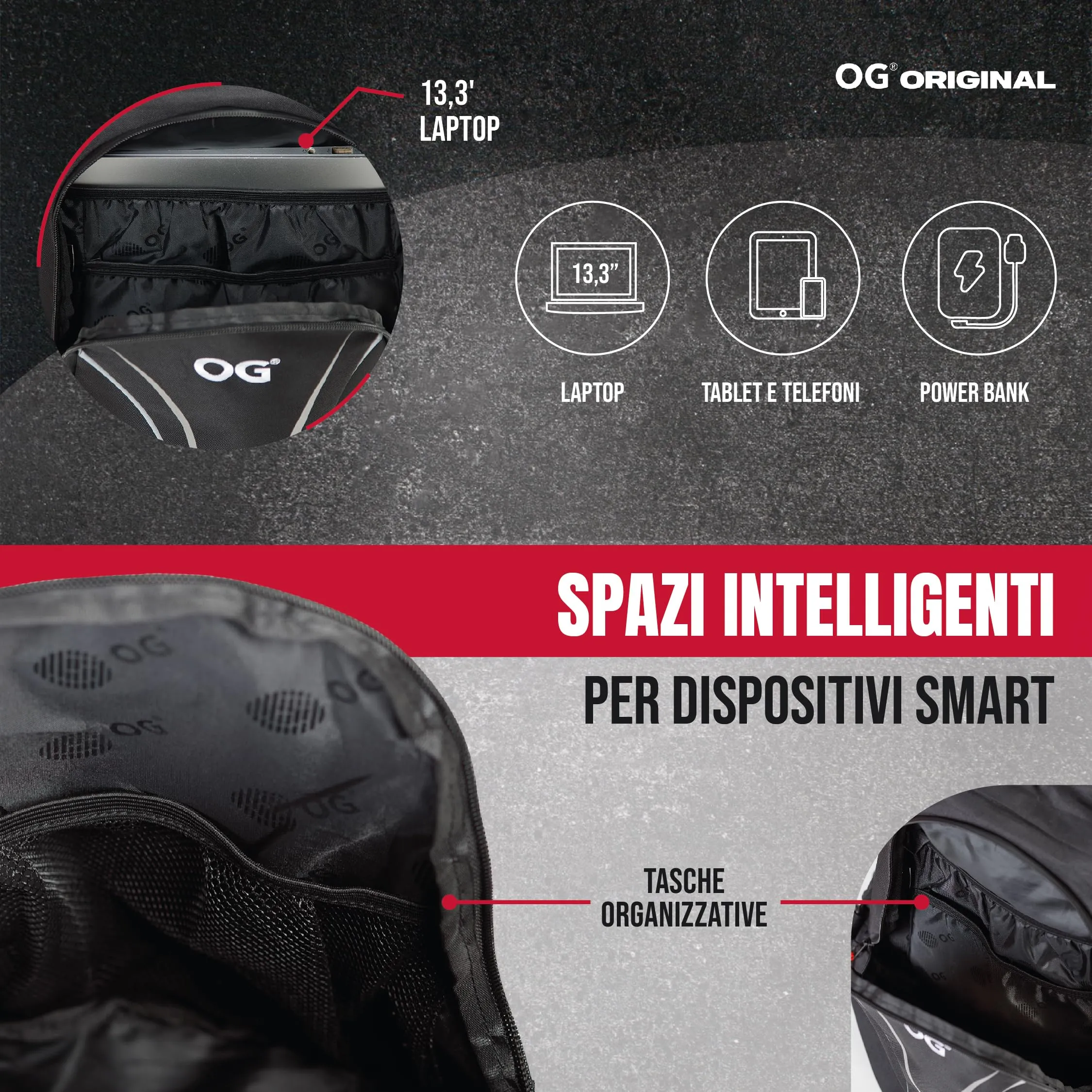 OG Original RoadRunner Zaino Moto Impermeabile 20L Nero mc04lw - immagine 7