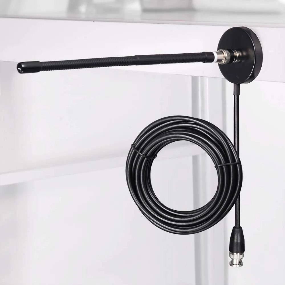 Bingfu Antenna CB Veicolare 27 MHz Frusta Flessibile con Connettore BNC e PL259 - immagine 5