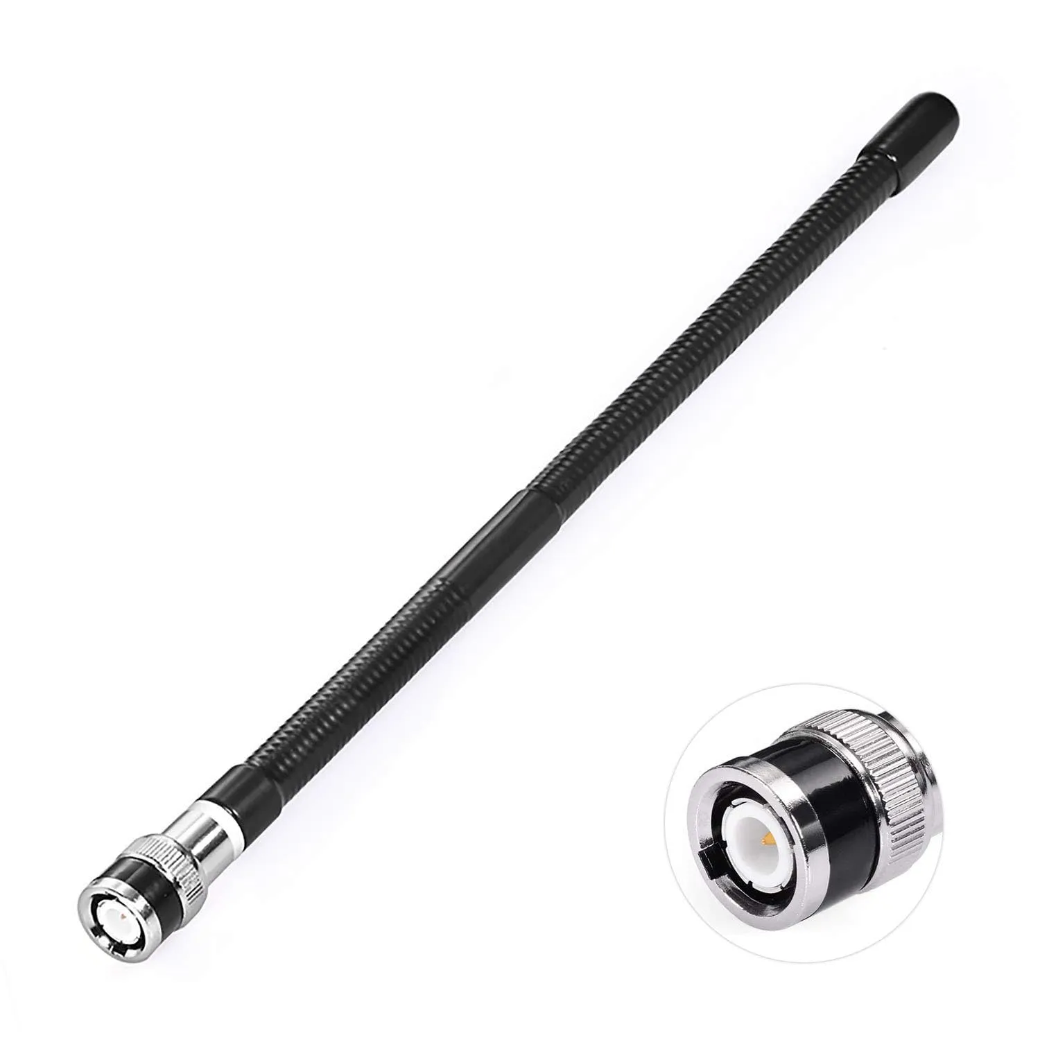 Bingfu Antenna CB Veicolare 27 MHz Frusta Flessibile con Connettore BNC e PL259 - immagine 7