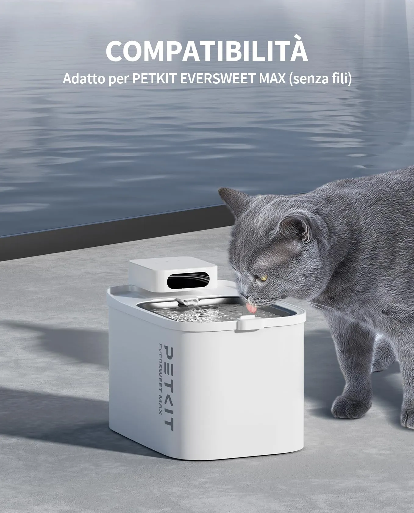 PETKIT Eversweet Max Filtri per Fontanella per Gatti, Carbone Attivo, 5 Pezzi - immagine 3