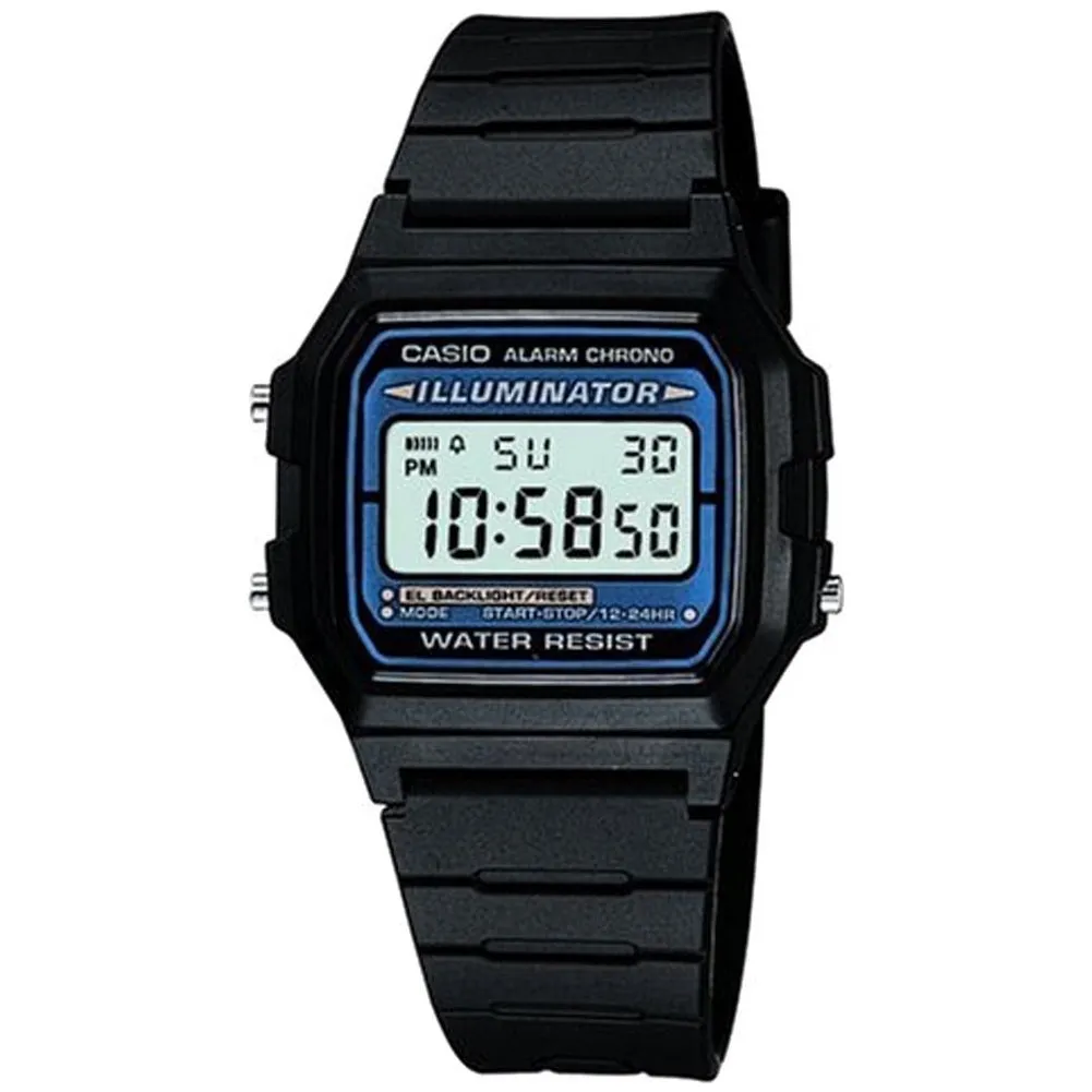 Casio F-105W-1AWYEF Orologio Uomo Nero - immagine 1