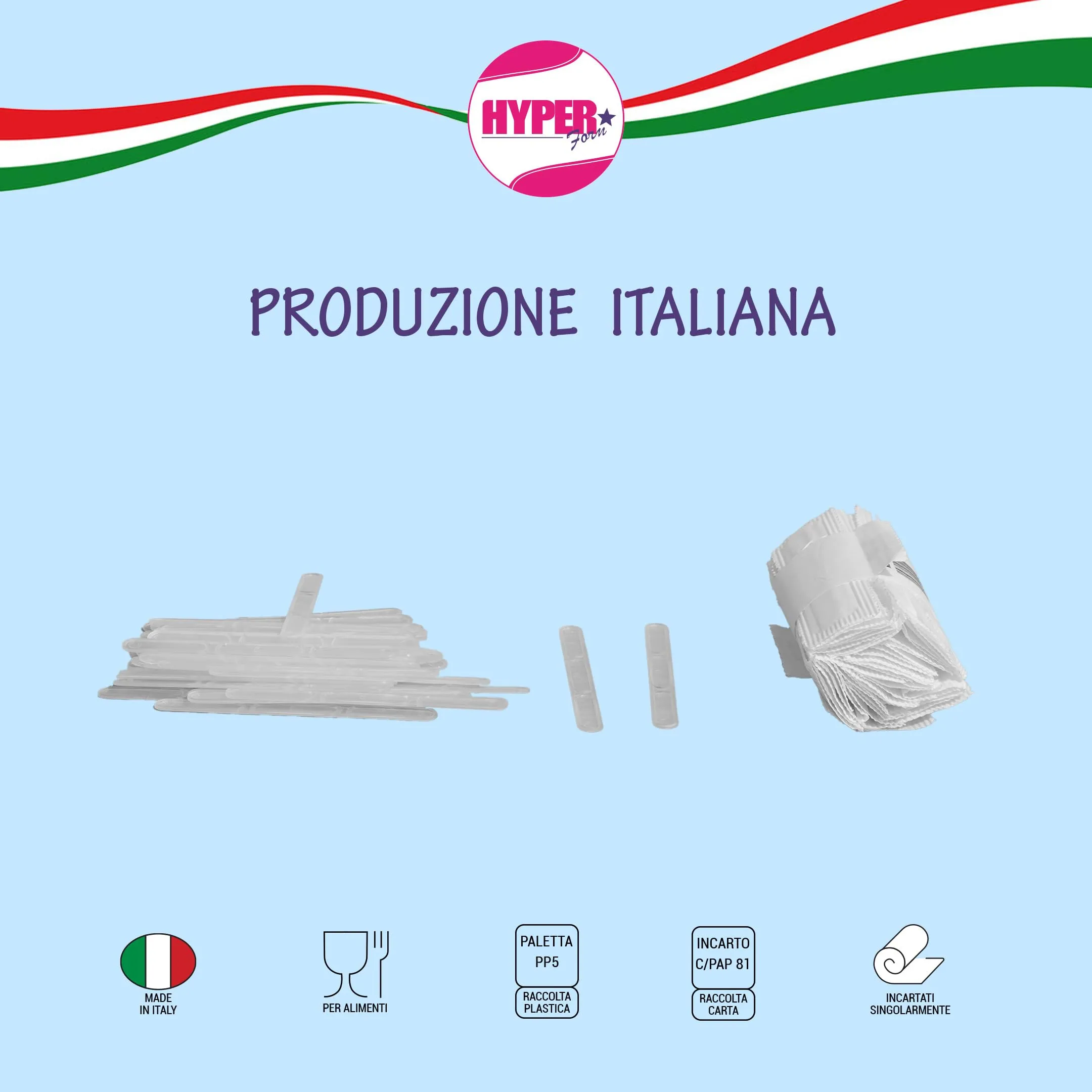 HYPER form Palette Caffe', 300 pezzi, Trasparente - immagine 2