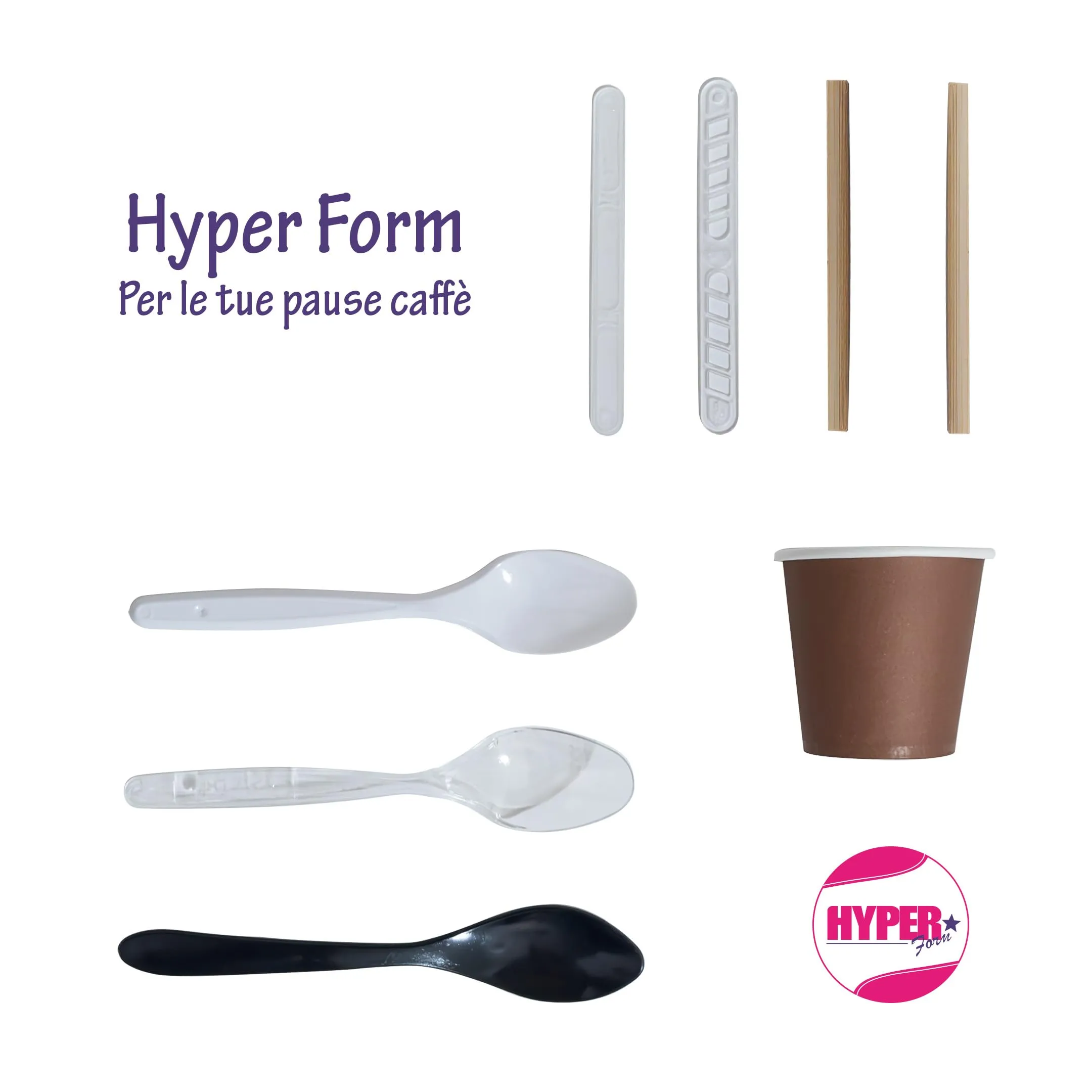 HYPER form Palette Caffe', 300 pezzi, Trasparente - immagine 7