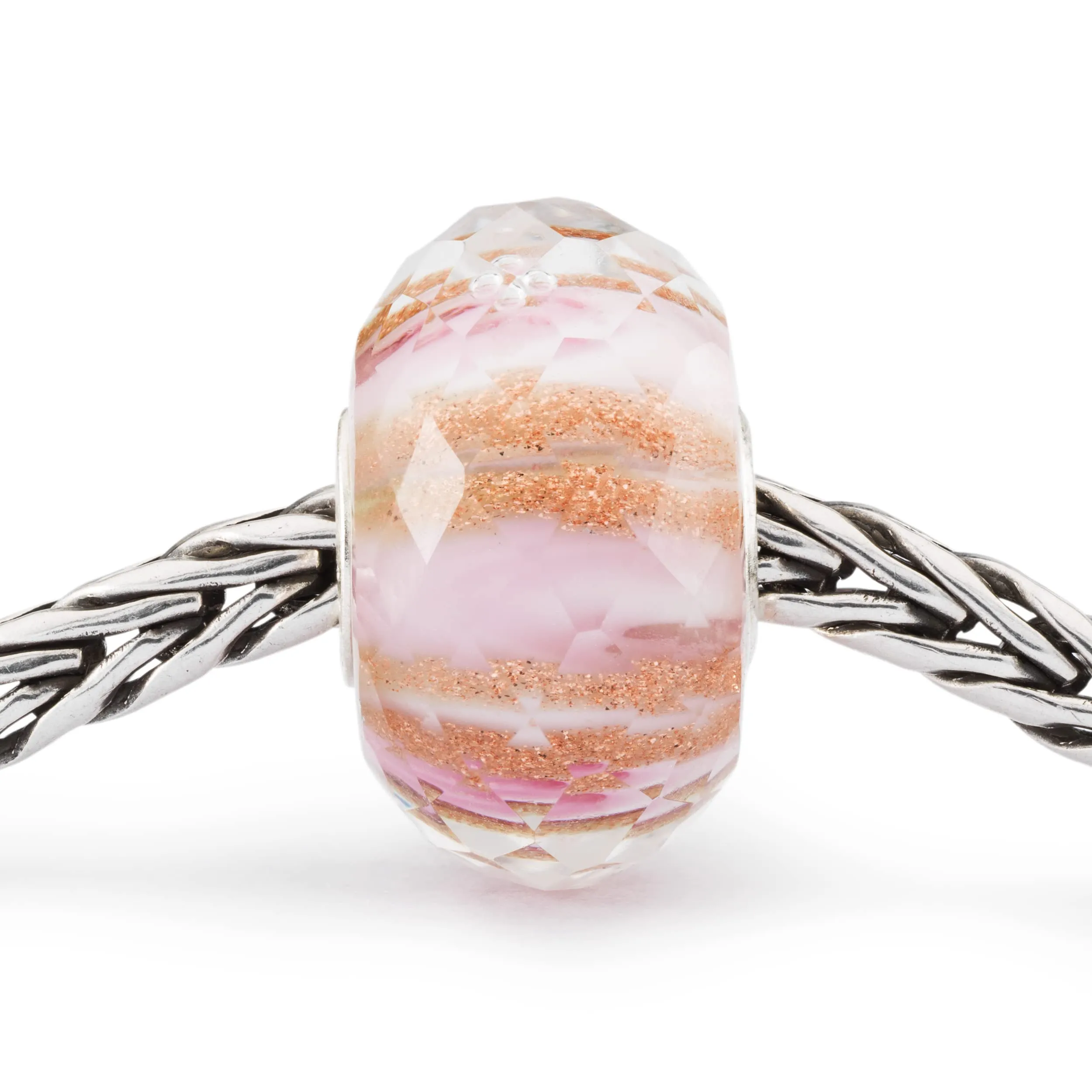 Trollbeads Melodia Perle di Vetro Rosa TGLBE-30100 - immagine 2